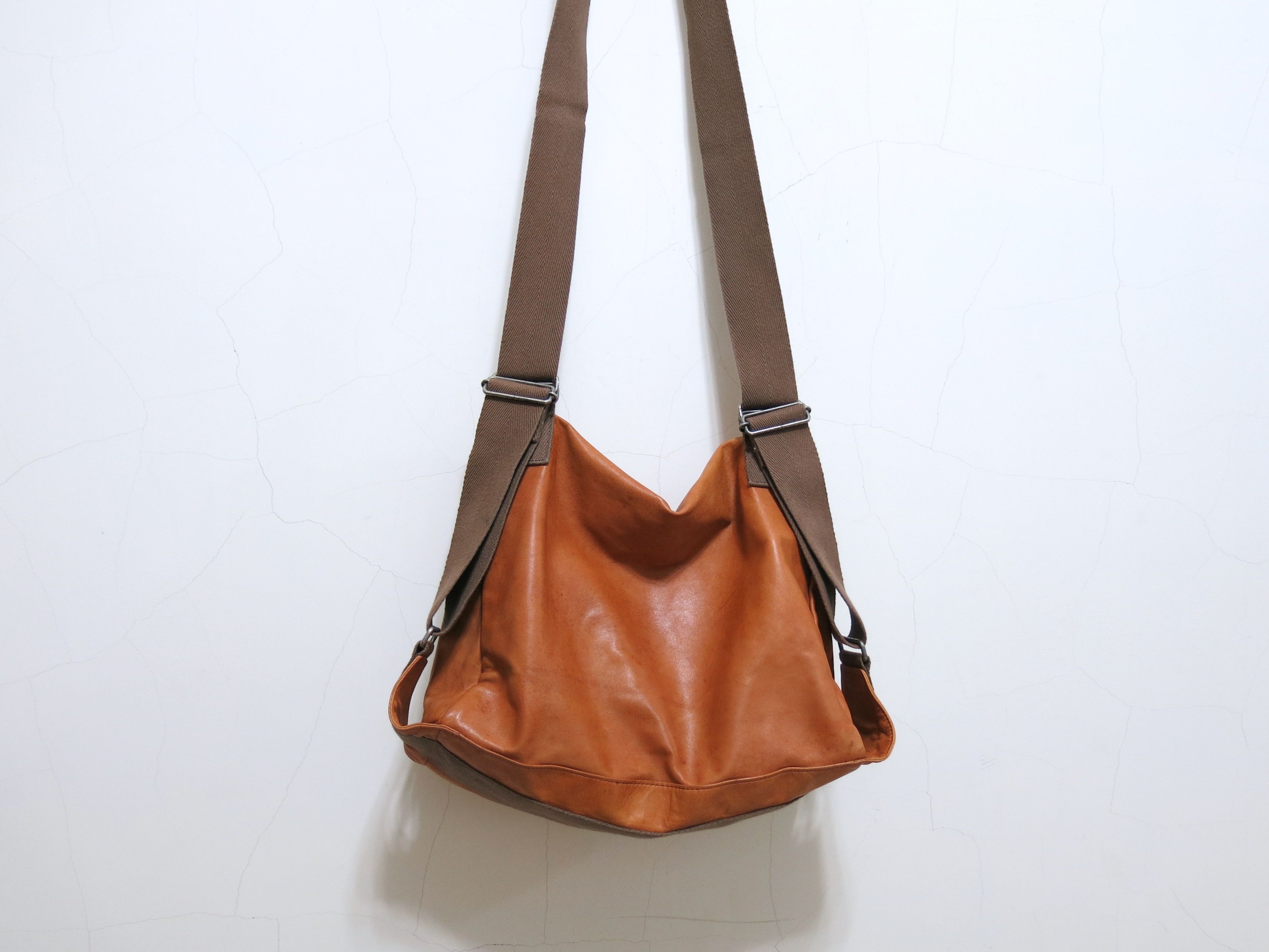 Yohji Yamamoto Pour Homme 3-Way Horse Hide Cross Body Bag Size ONE SIZE - 7 Thumbnail