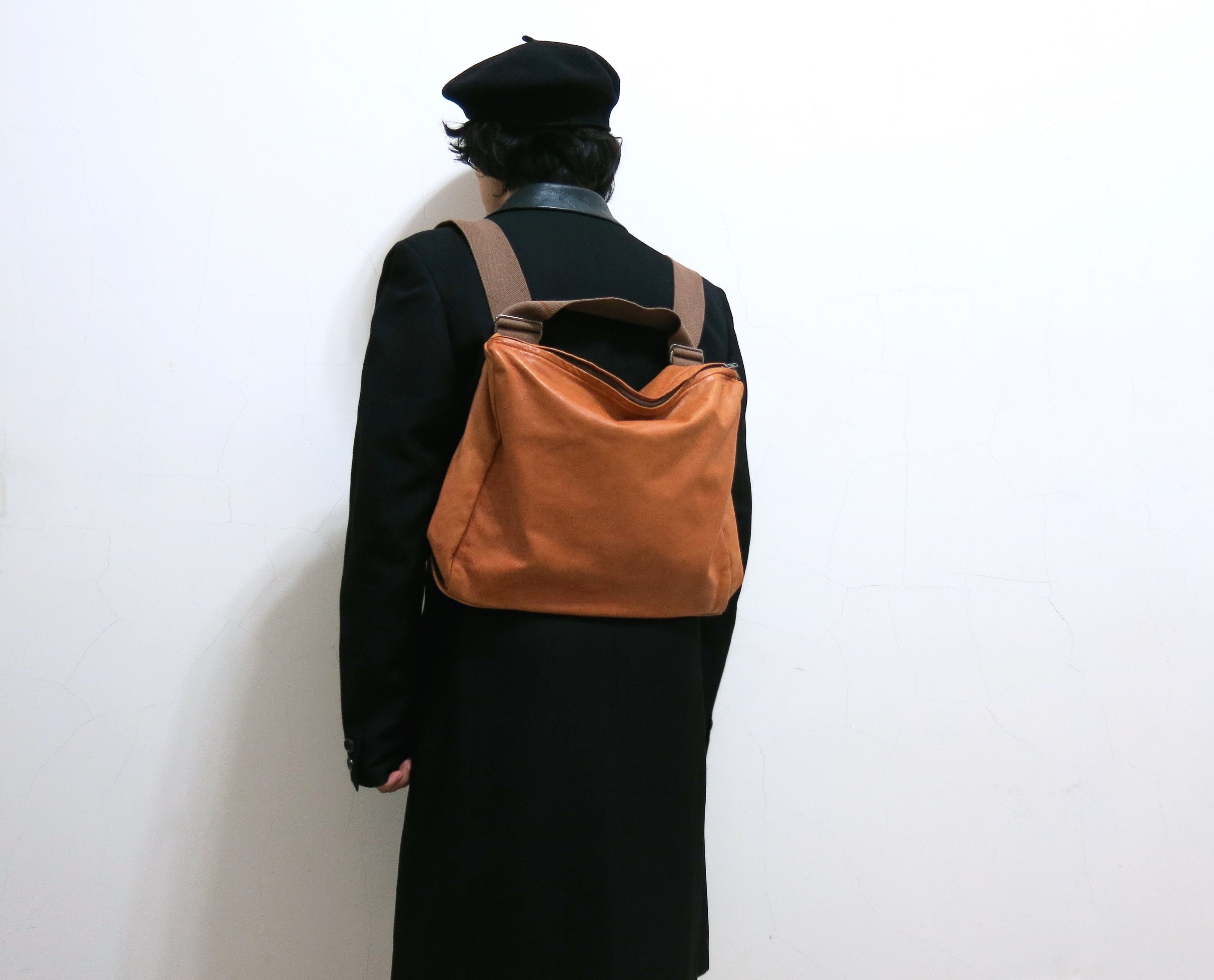 Yohji Yamamoto Pour Homme 3-Way Horse Hide Cross Body Bag Size ONE SIZE - 9 Thumbnail