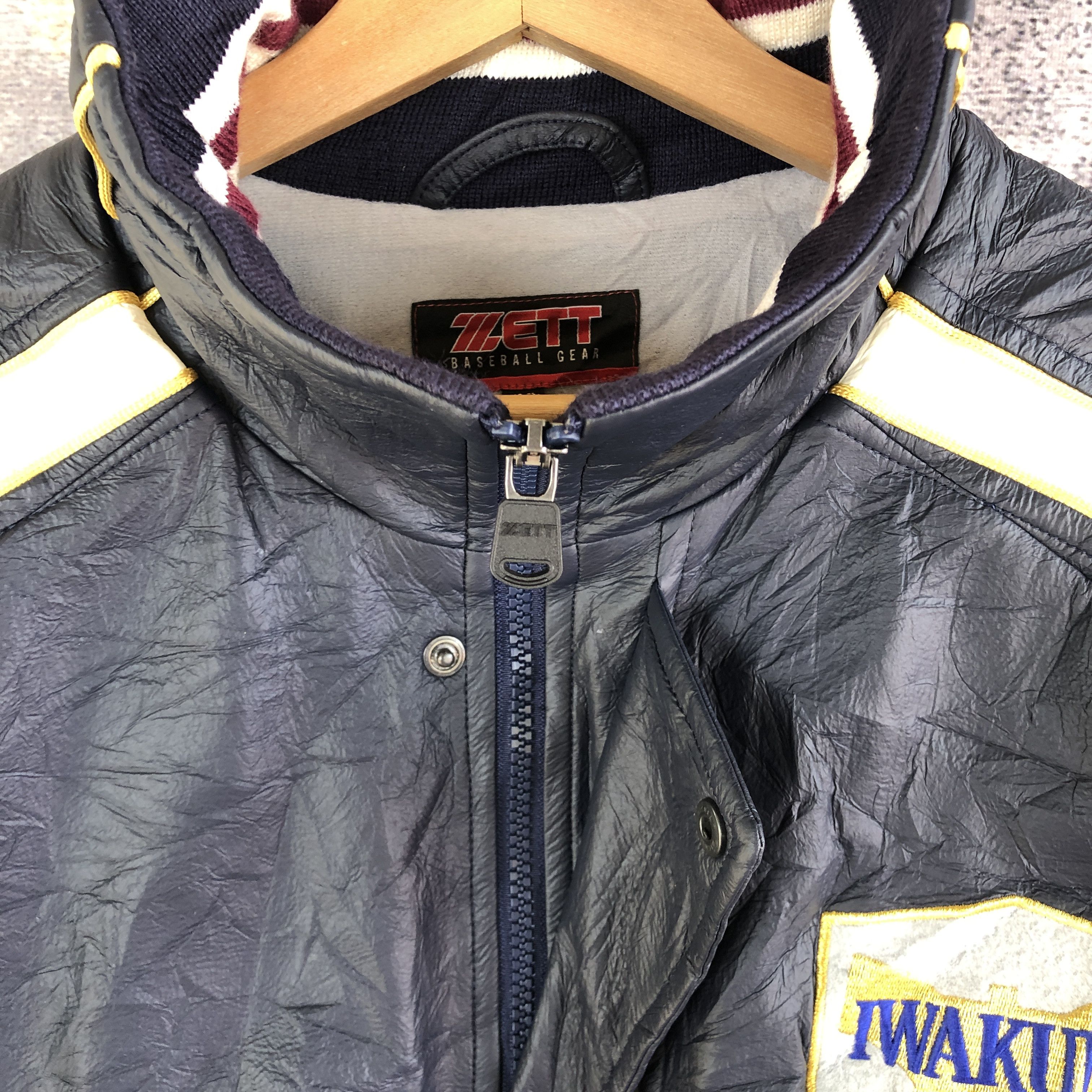 Japanese Brand × Vintage Vintage IWAKUNI Baseball Jacket Japanese Varsity Jacket Size US L / EU 52-54 / 3 - 12 Thumbnail