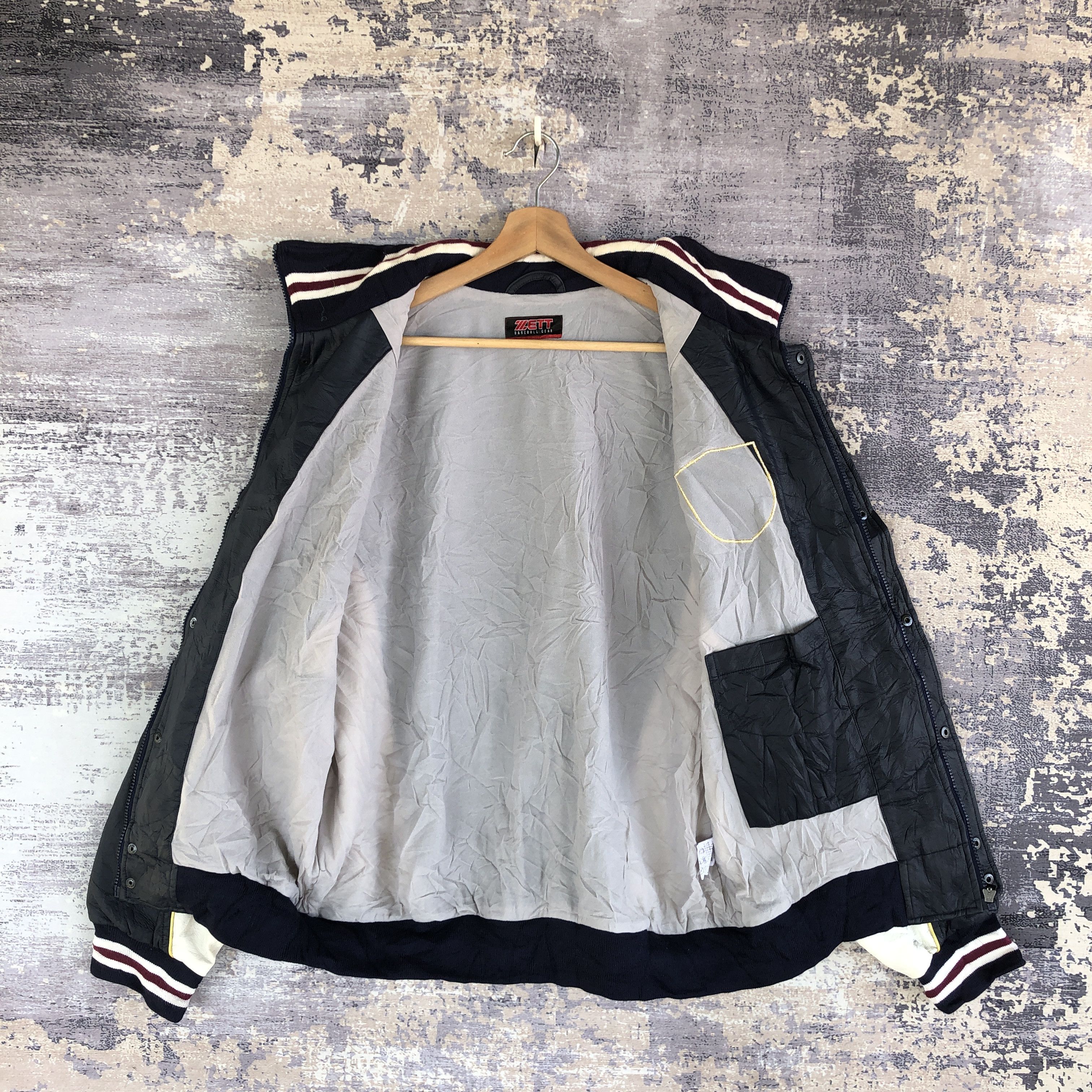 Japanese Brand × Vintage Vintage IWAKUNI Baseball Jacket Japanese Varsity Jacket Size US L / EU 52-54 / 3 - 7 Thumbnail