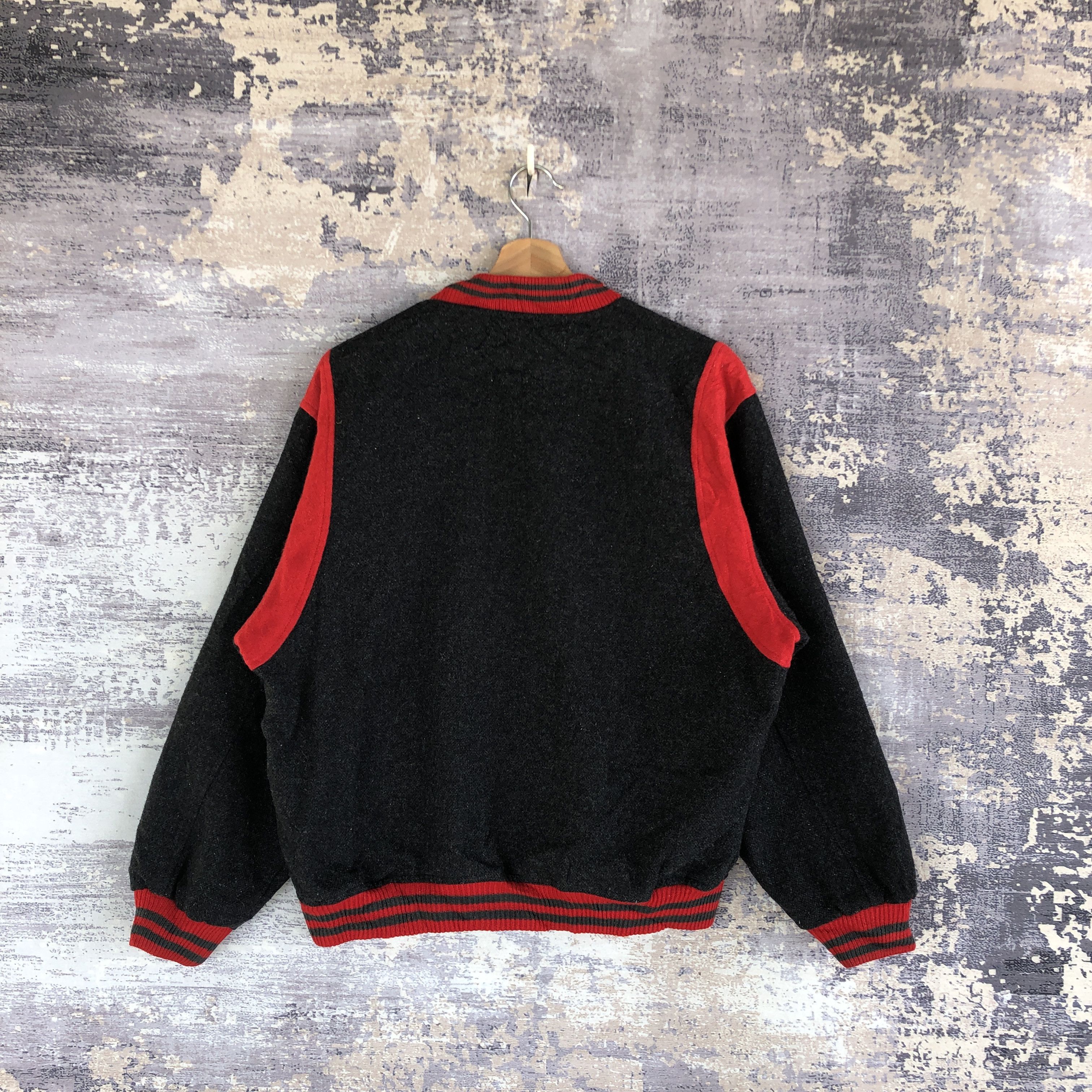 Vintage Vintage Words Worth Varsity Jacket Japanese Wool Jacket Size US L / EU 52-54 / 3 - 2 Thumbnail