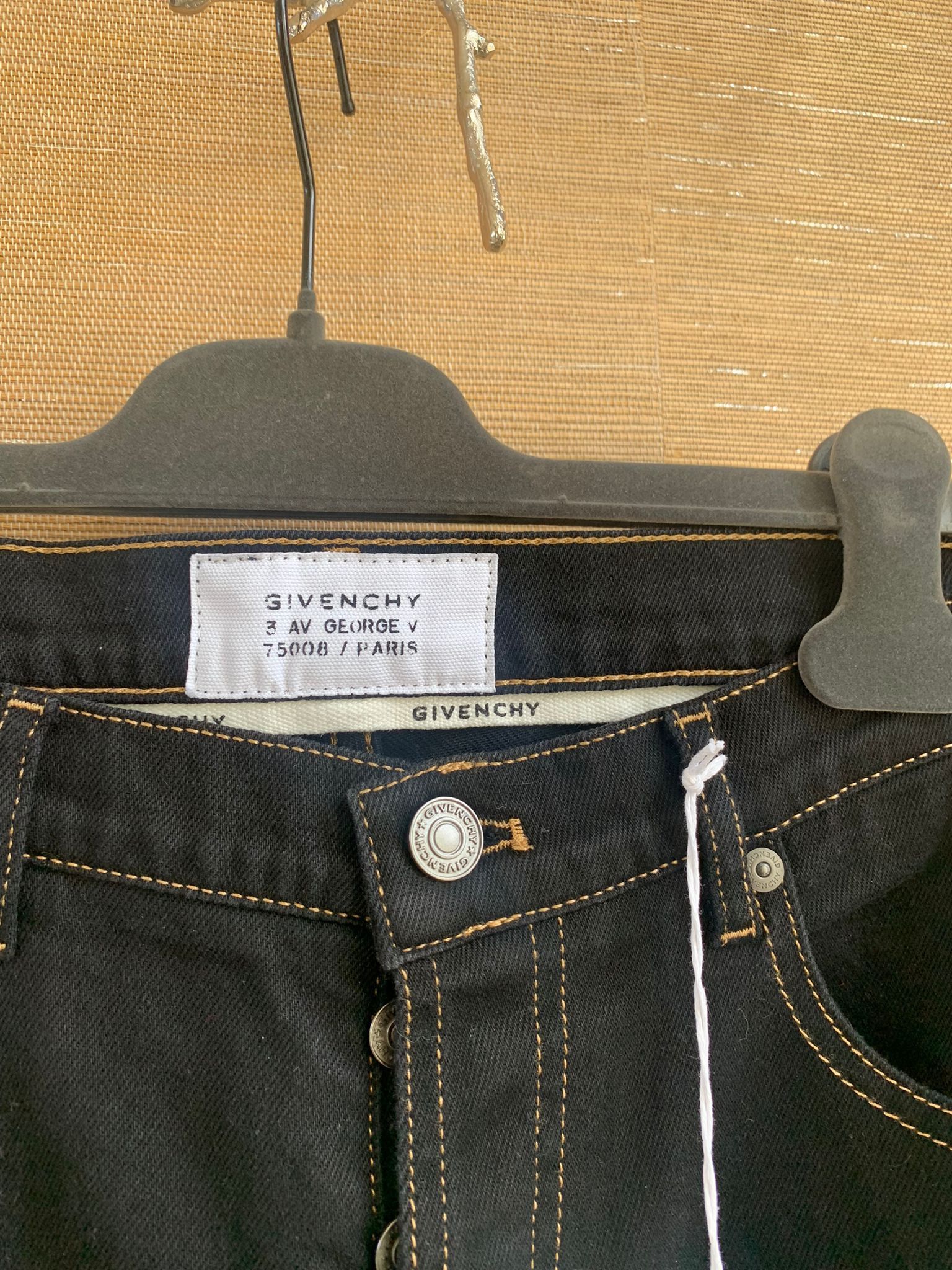 Givenchy Denim Trousers in Black Size US 31 - 8 Thumbnail