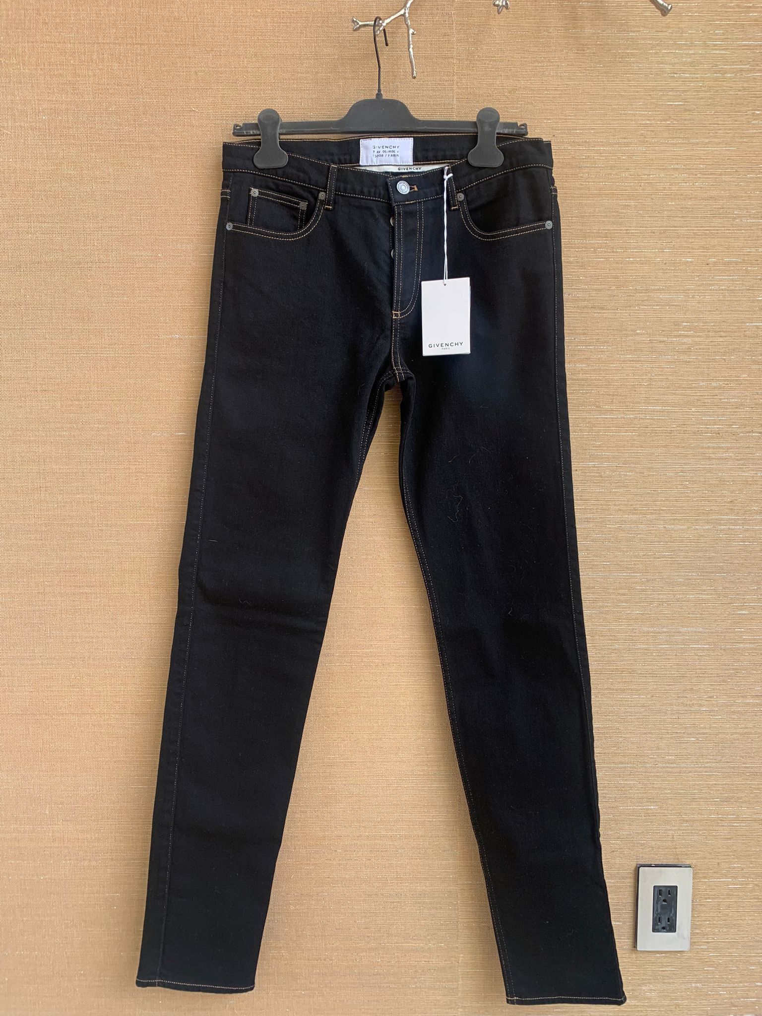 Givenchy Denim Trousers in Black Size US 31 - 2 Thumbnail