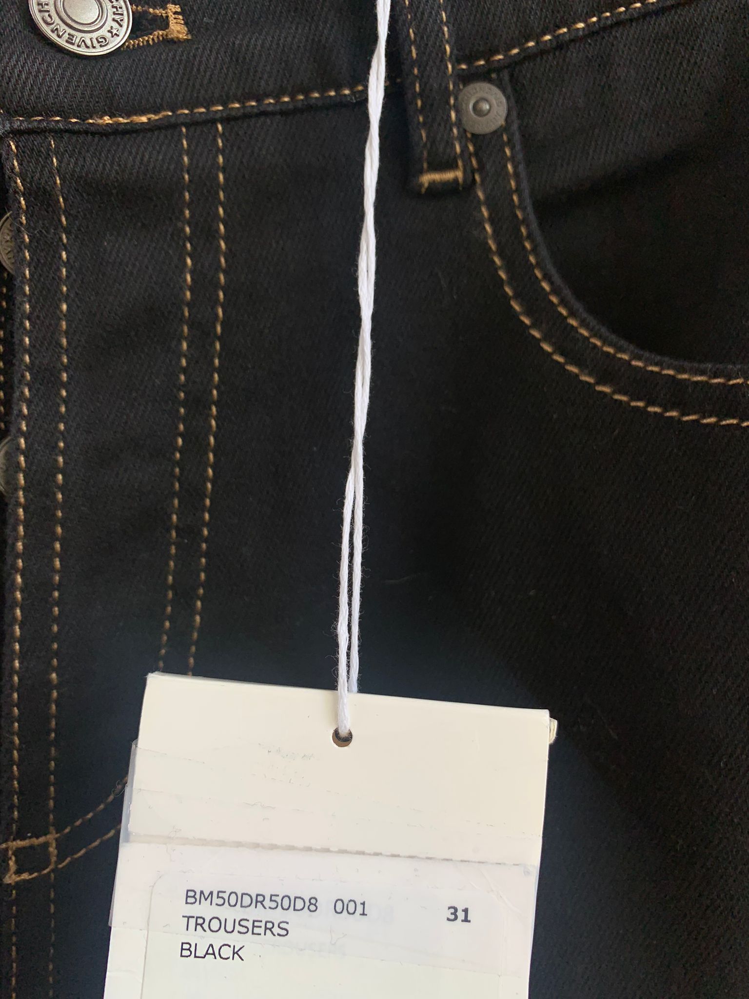 Givenchy Denim Trousers in Black Size US 31 - 7 Thumbnail