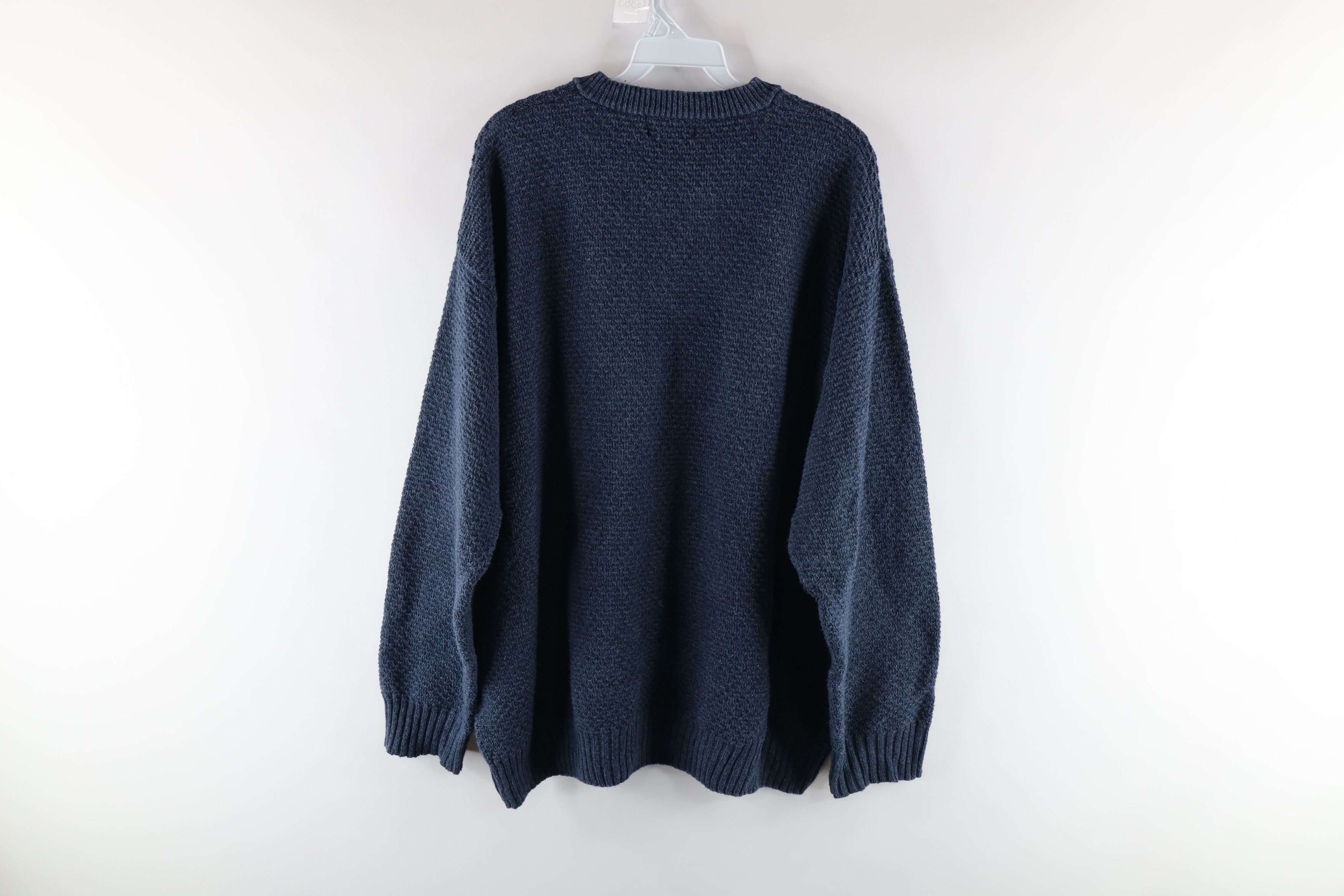 Vintage Vintage 90s Woolrich Blank Knit Pullover Henley Sweater Size US XL / EU 56 / 4 - 6 Thumbnail