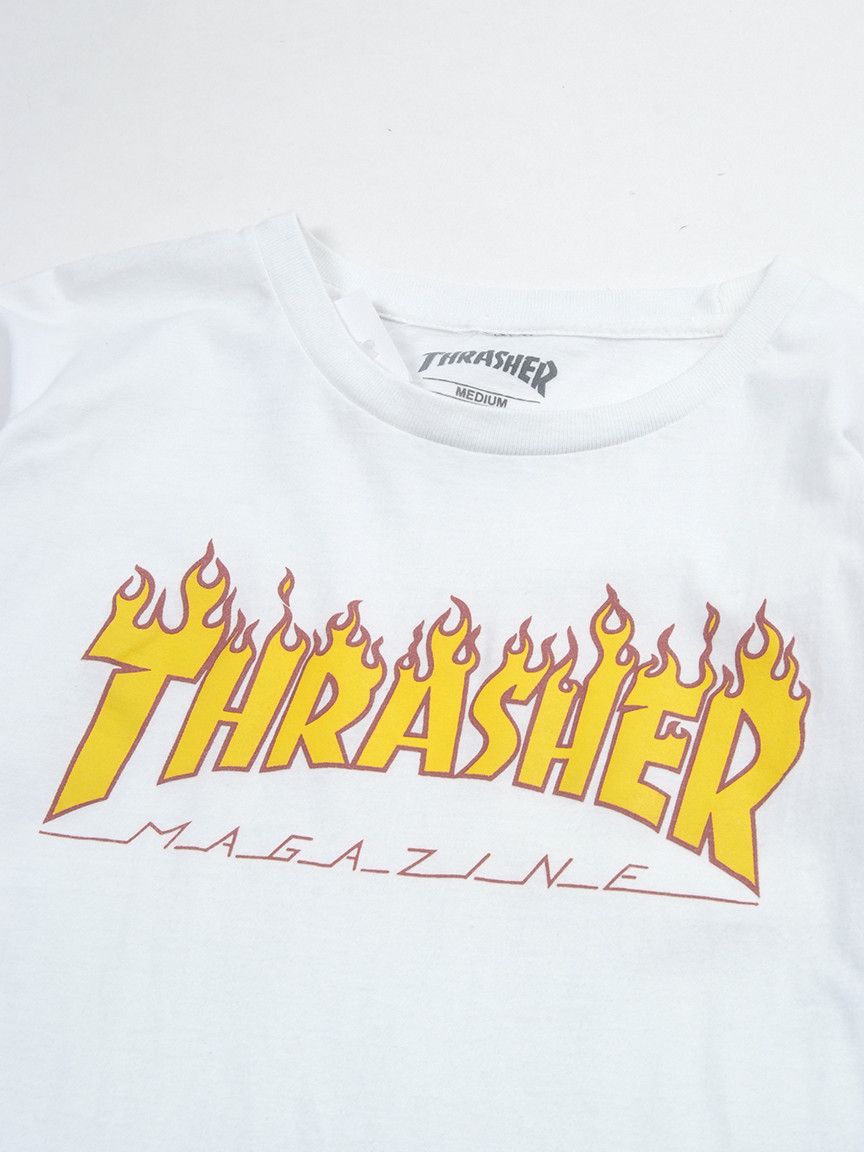 Thrasher Magazine Flame Logo Long Sleeve S-M