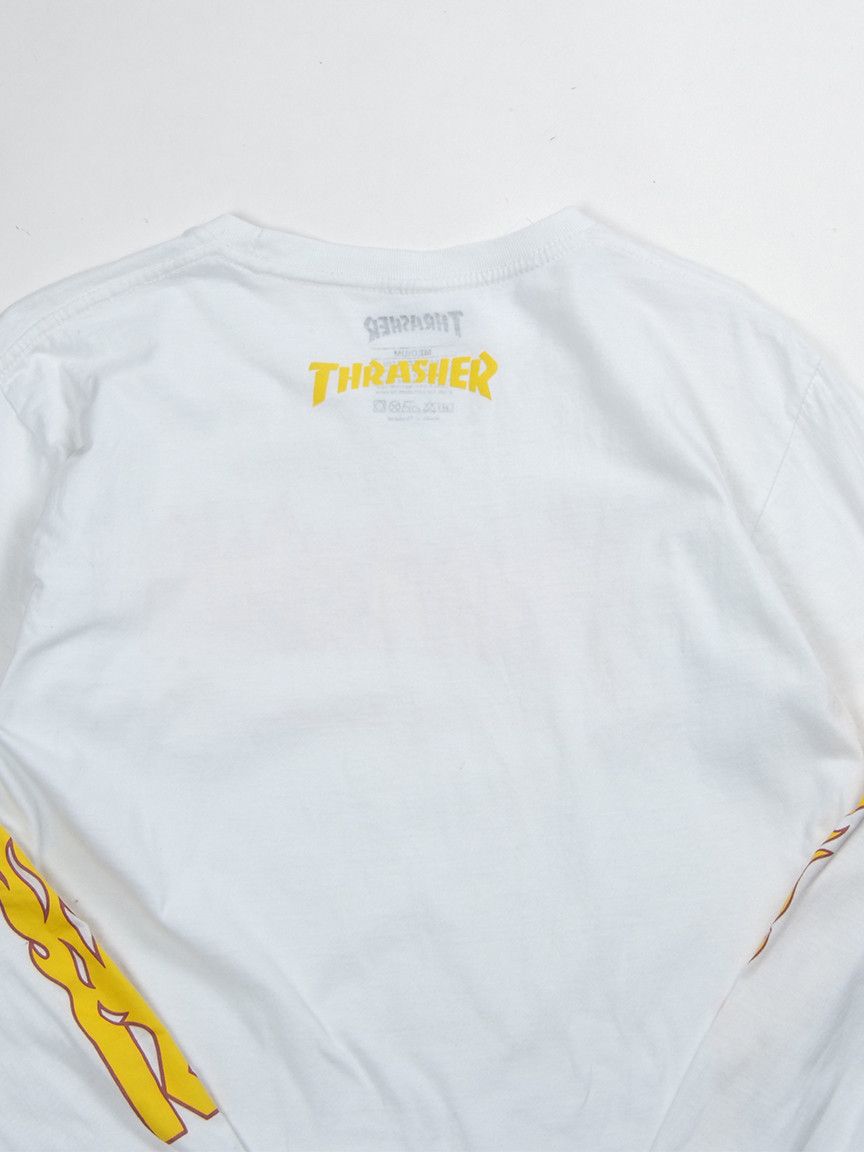 Thrasher Magazine Flame Logo Long Sleeve S-M