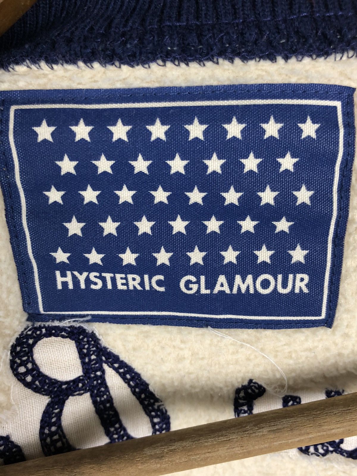 Hysteric Glamour DOPE 🔥Vintage 90s Hysteric Glamour Boa Varsity Jacket Size US S / EU 44-46 / 1 - 7 Thumbnail