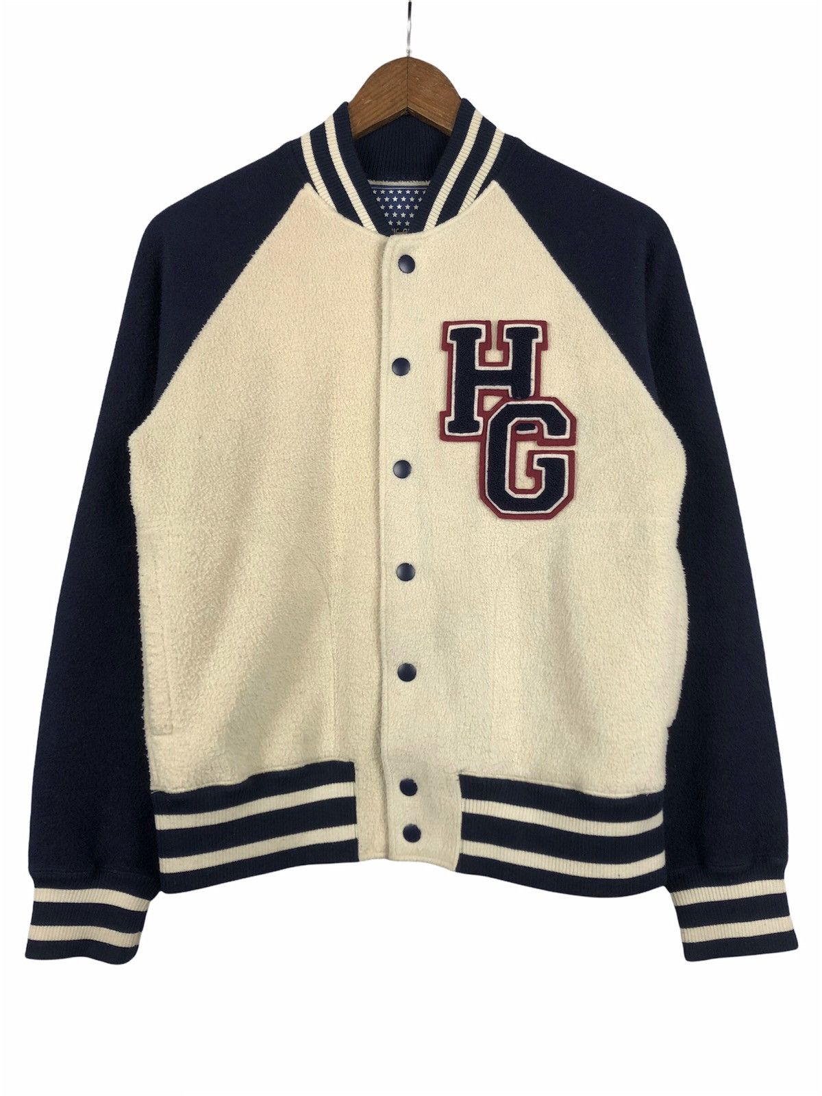 Hysteric Glamour DOPE 🔥Vintage 90s Hysteric Glamour Boa Varsity Jacket Size US S / EU 44-46 / 1 - 1 Thumbnail