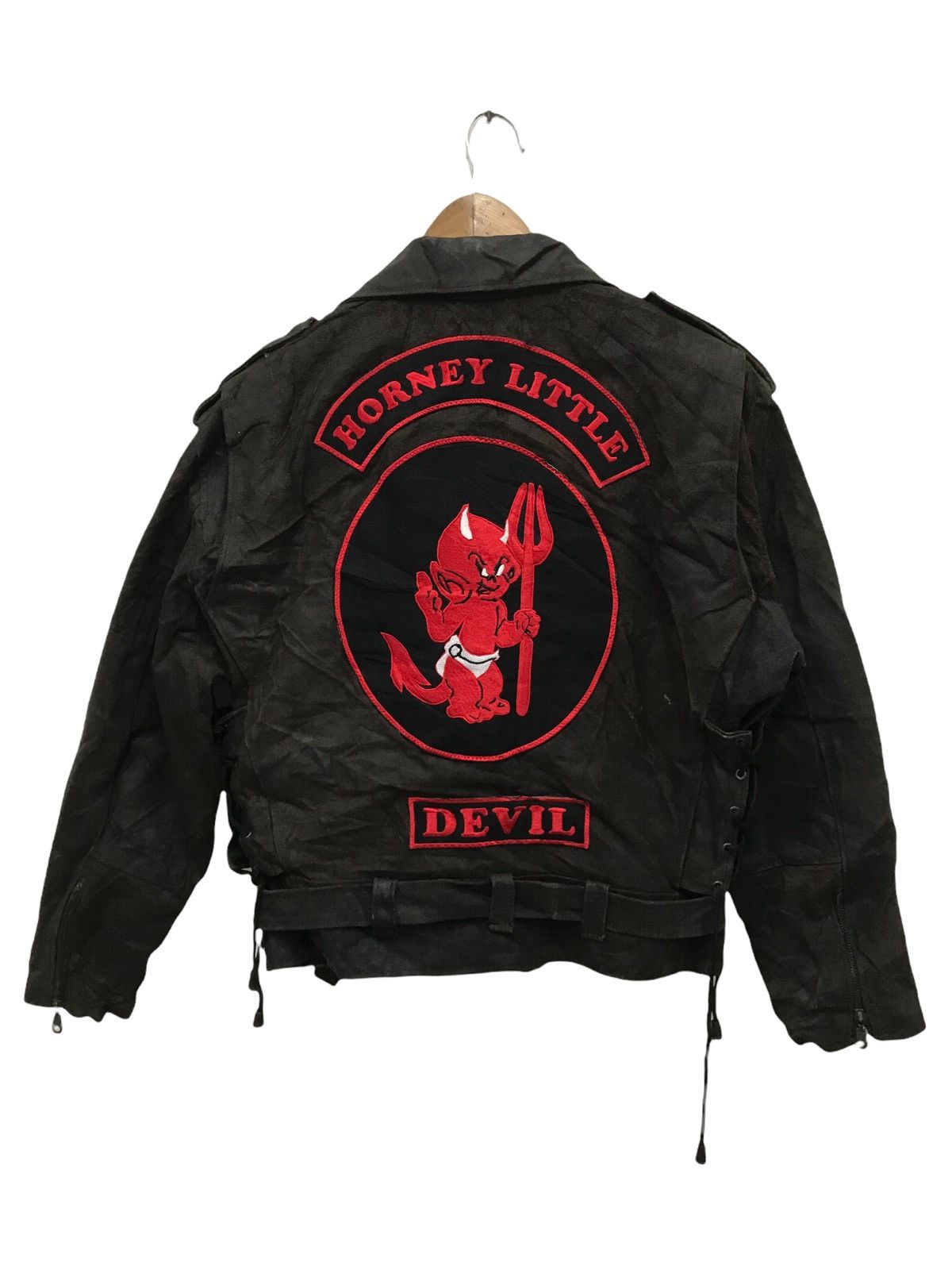 Vintage Barkha Double Collar wax belted jacket