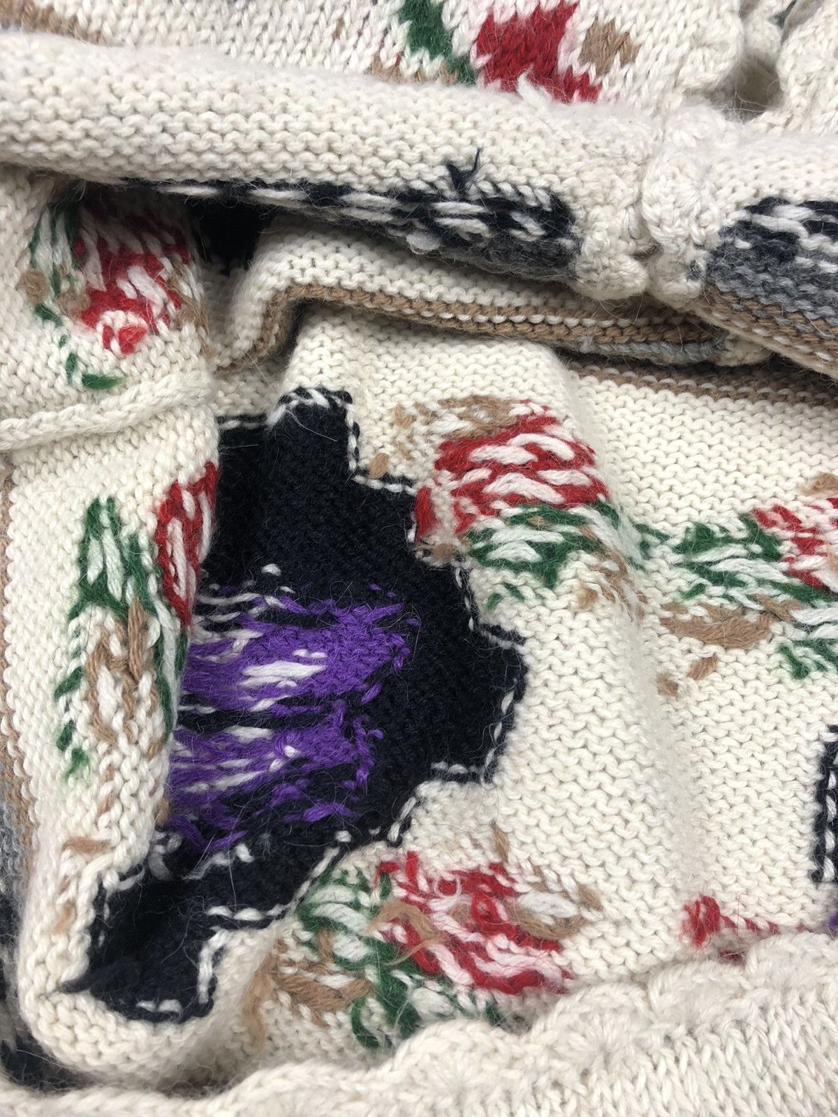 Vintage Vintage 80s Knit Sweater Native Design Kapital Size US M / EU 48-50 / 2 - 9 Thumbnail