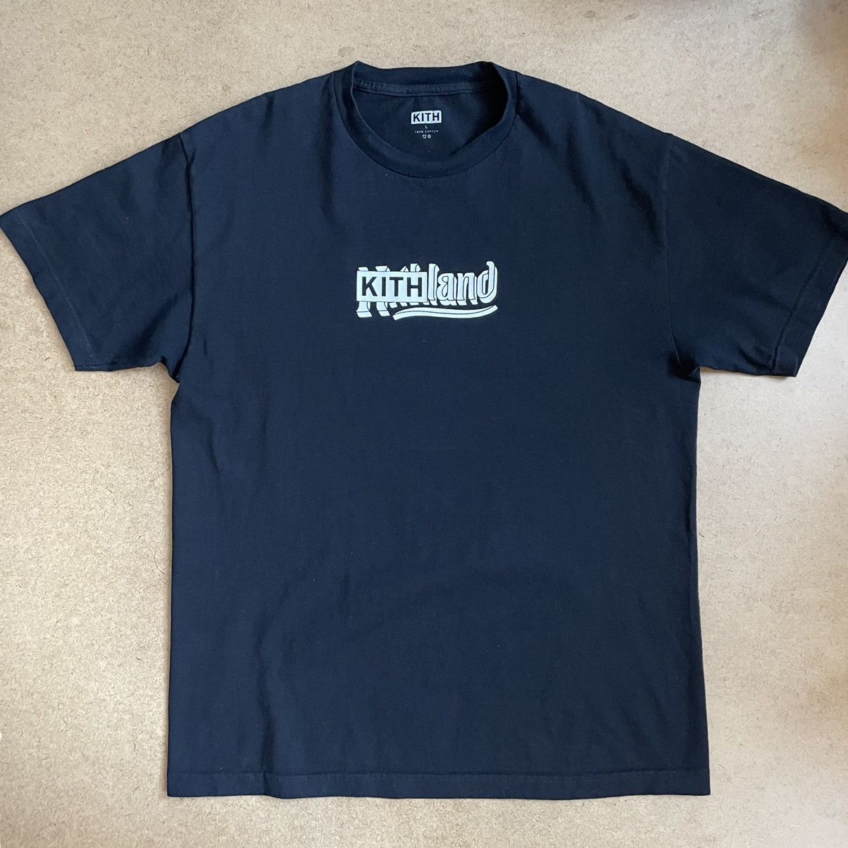 Kith Kith x Bearbrick Logo Tee Black | Grailed