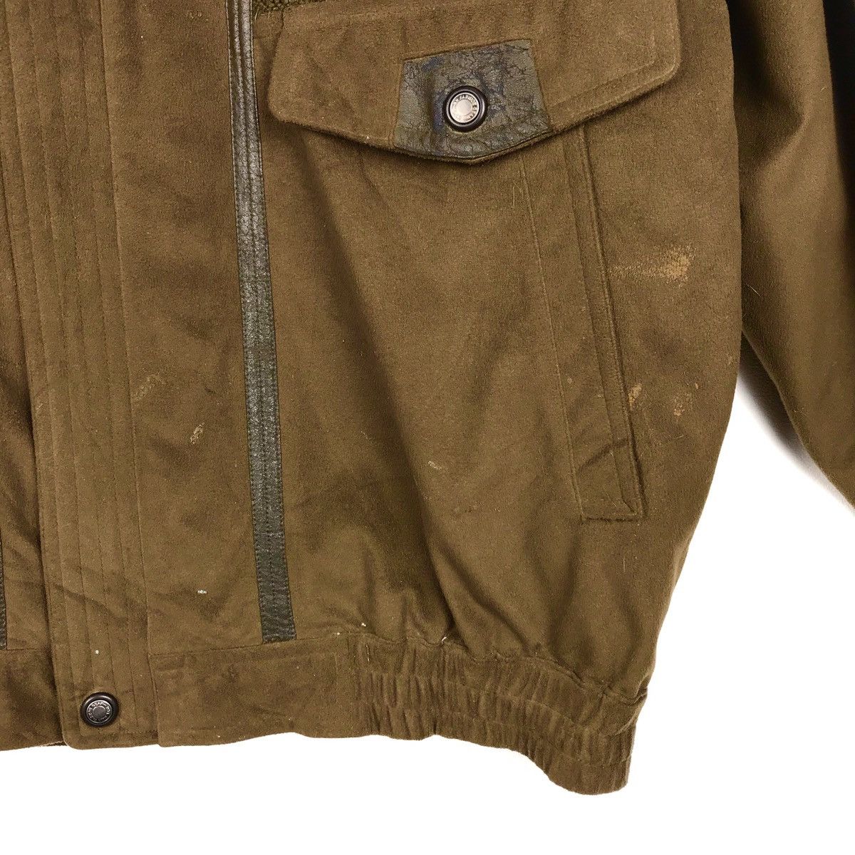 Gianni Valentino × Valentino × Vintage Vintage Brown Gianni Valentino Bomber Jacket Size US L / EU 52-54 / 3 - 10 Thumbnail
