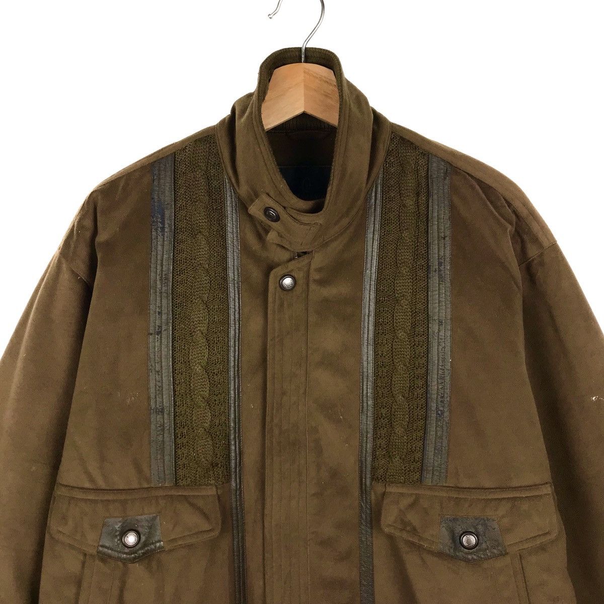 Gianni Valentino × Valentino × Vintage Vintage Brown Gianni Valentino Bomber Jacket Size US L / EU 52-54 / 3 - 3 Thumbnail