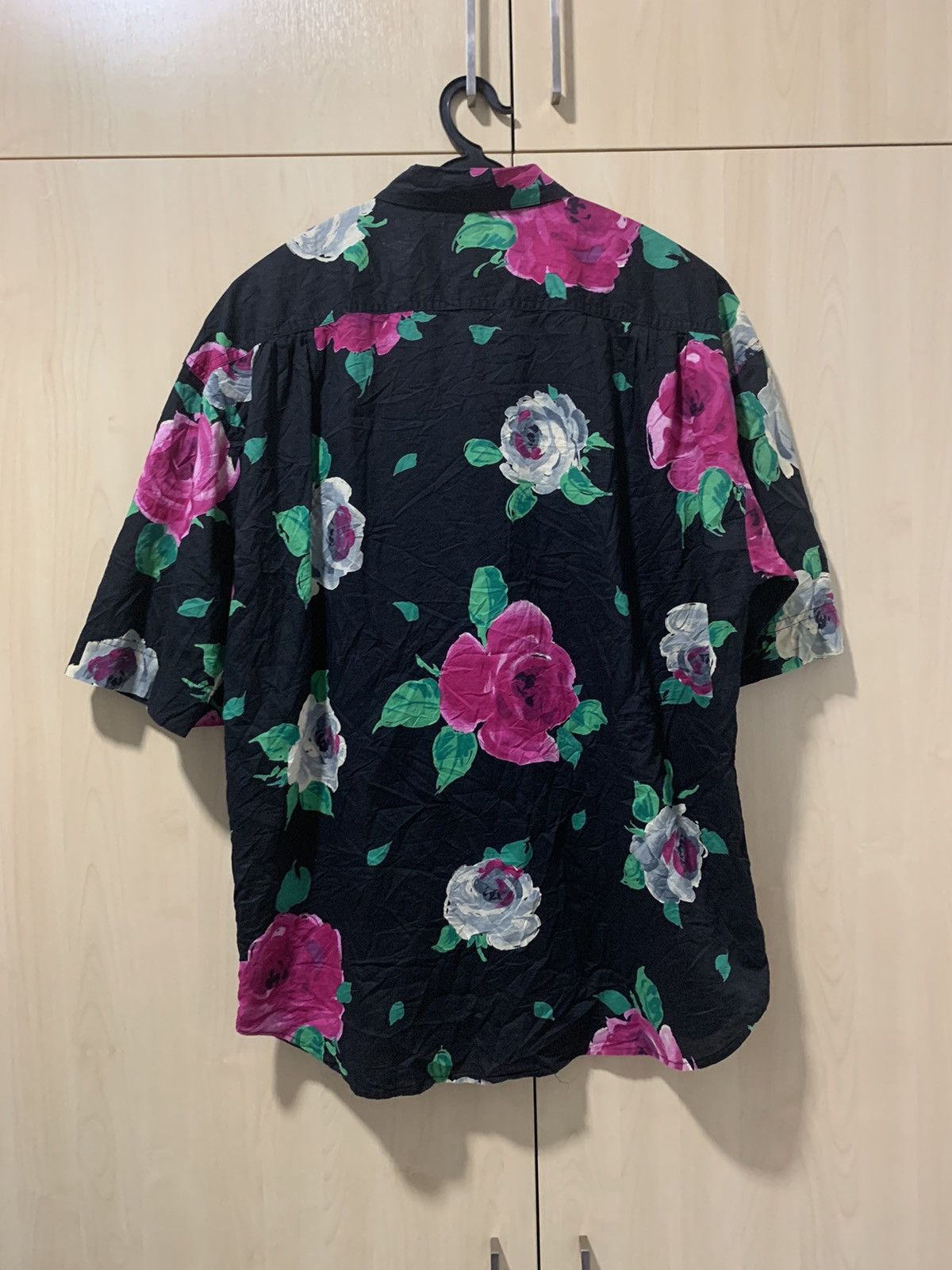 Byblos × Vintage Vintage Byblos button up flower motif casual hawaii shirt Size US L / EU 52-54 / 3 - 2 Thumbnail