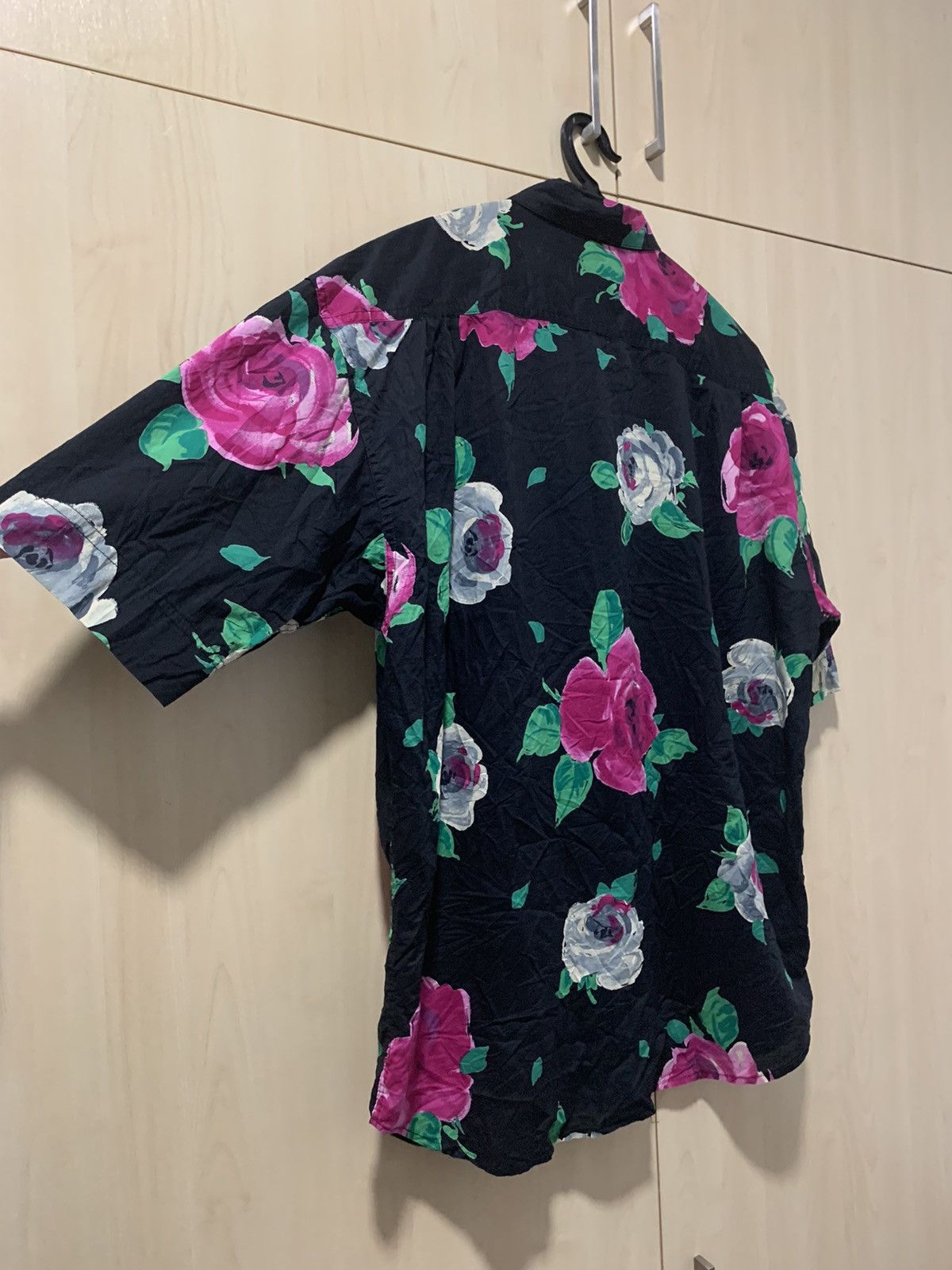 Byblos × Vintage Vintage Byblos button up flower motif casual hawaii shirt Size US L / EU 52-54 / 3 - 4 Thumbnail