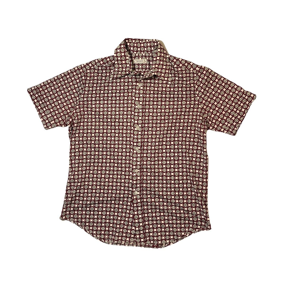 Vintage 70s Medici Pattern Shirt Size US XL / EU 56 / 4 - 1 Thumbnail