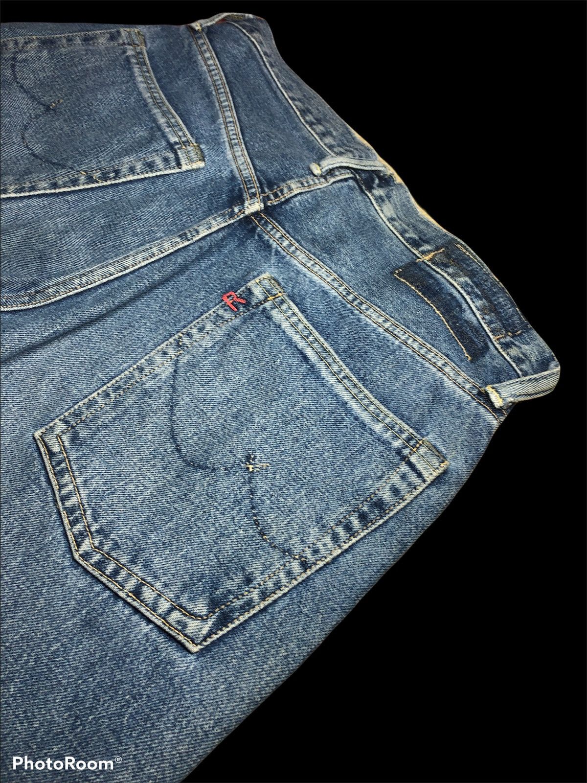 45rpm WIDE LEG⚡️⚡️45RPM WASHED BLUE DENIM Size US 29 - 3 Thumbnail