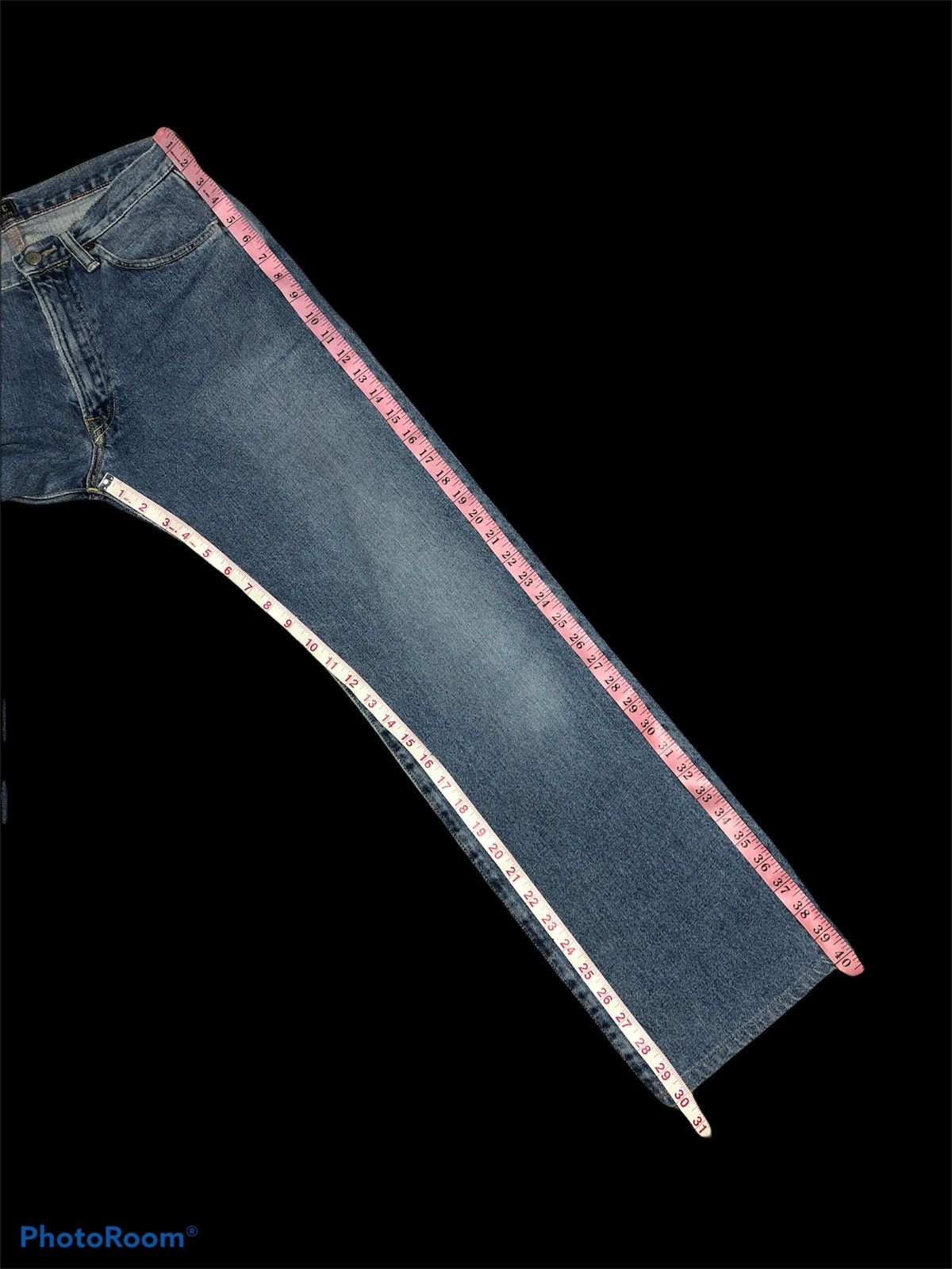 45rpm WIDE LEG⚡️⚡️45RPM WASHED BLUE DENIM Size US 29 - 8 Thumbnail