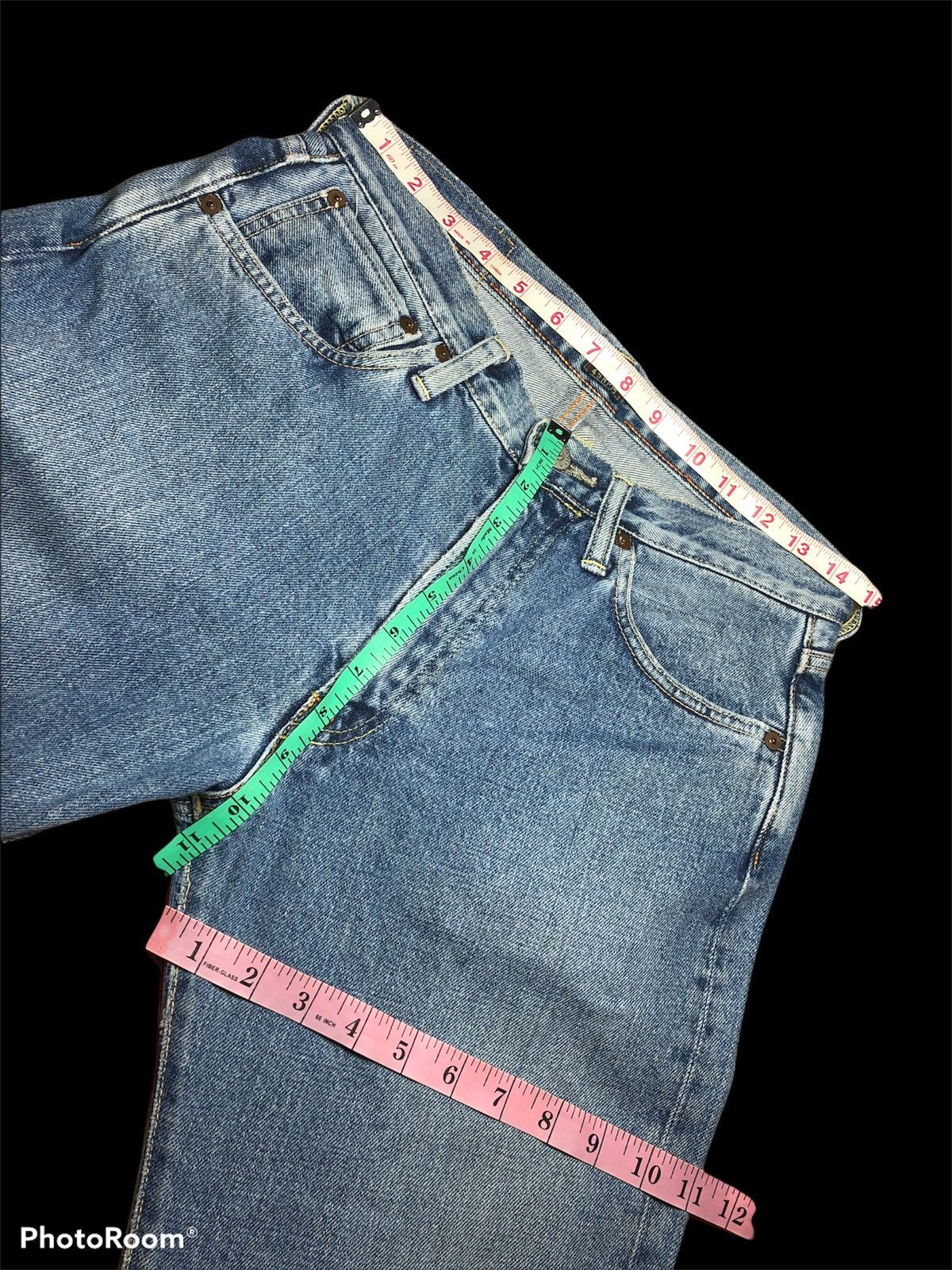 45rpm WIDE LEG⚡️⚡️45RPM WASHED BLUE DENIM Size US 29 - 6 Thumbnail