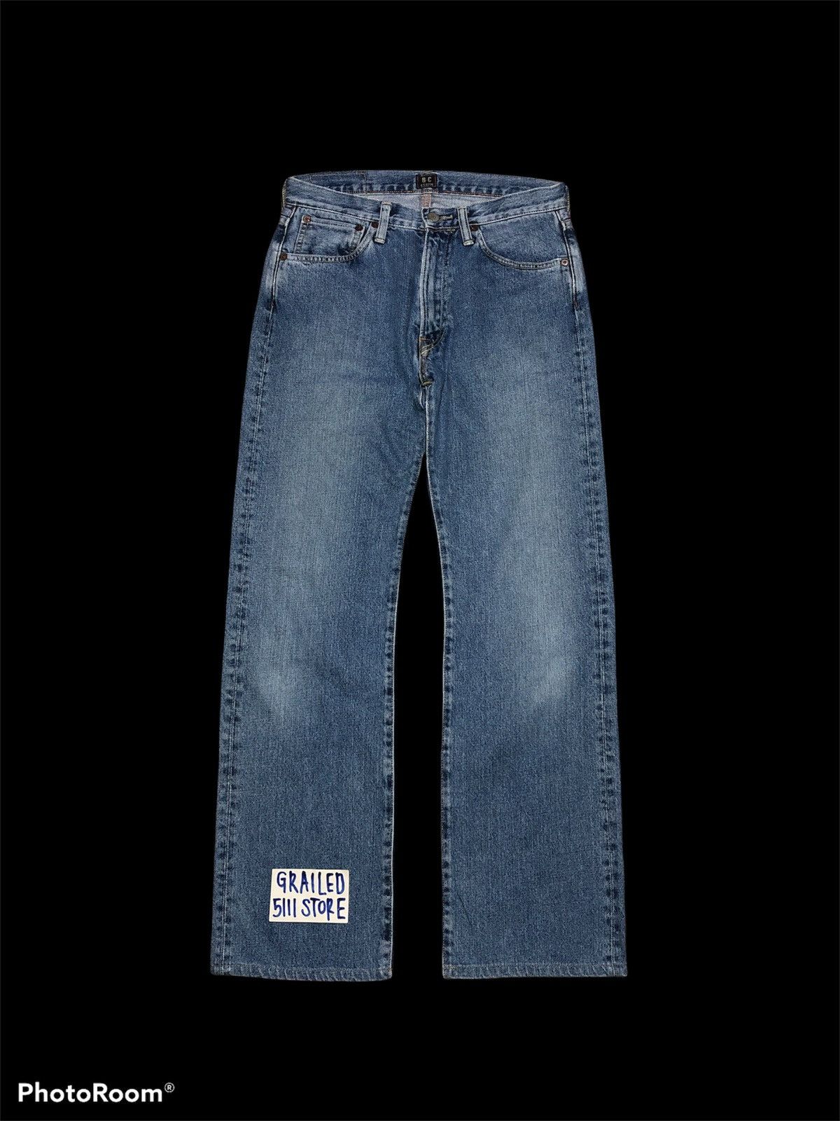 45rpm WIDE LEG⚡️⚡️45RPM WASHED BLUE DENIM Size US 29 - 1 Thumbnail