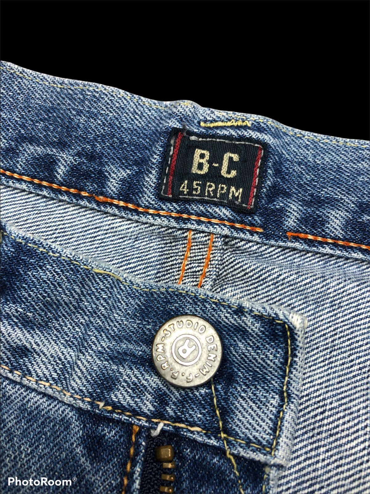 45rpm WIDE LEG⚡️⚡️45RPM WASHED BLUE DENIM Size US 29 - 4 Thumbnail