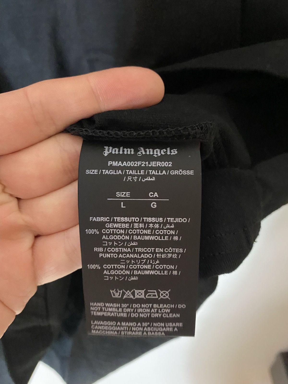 Palm Angels Palm Angels Back Logo T-Shirt Size US L / EU 52-54 / 3 - 12 Thumbnail