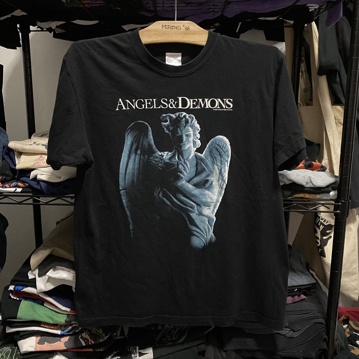 Vintage Y2K ANGELS & DEMONS MOVIE TEE Size US S / EU 44-46 / 1 - 2 Thumbnail