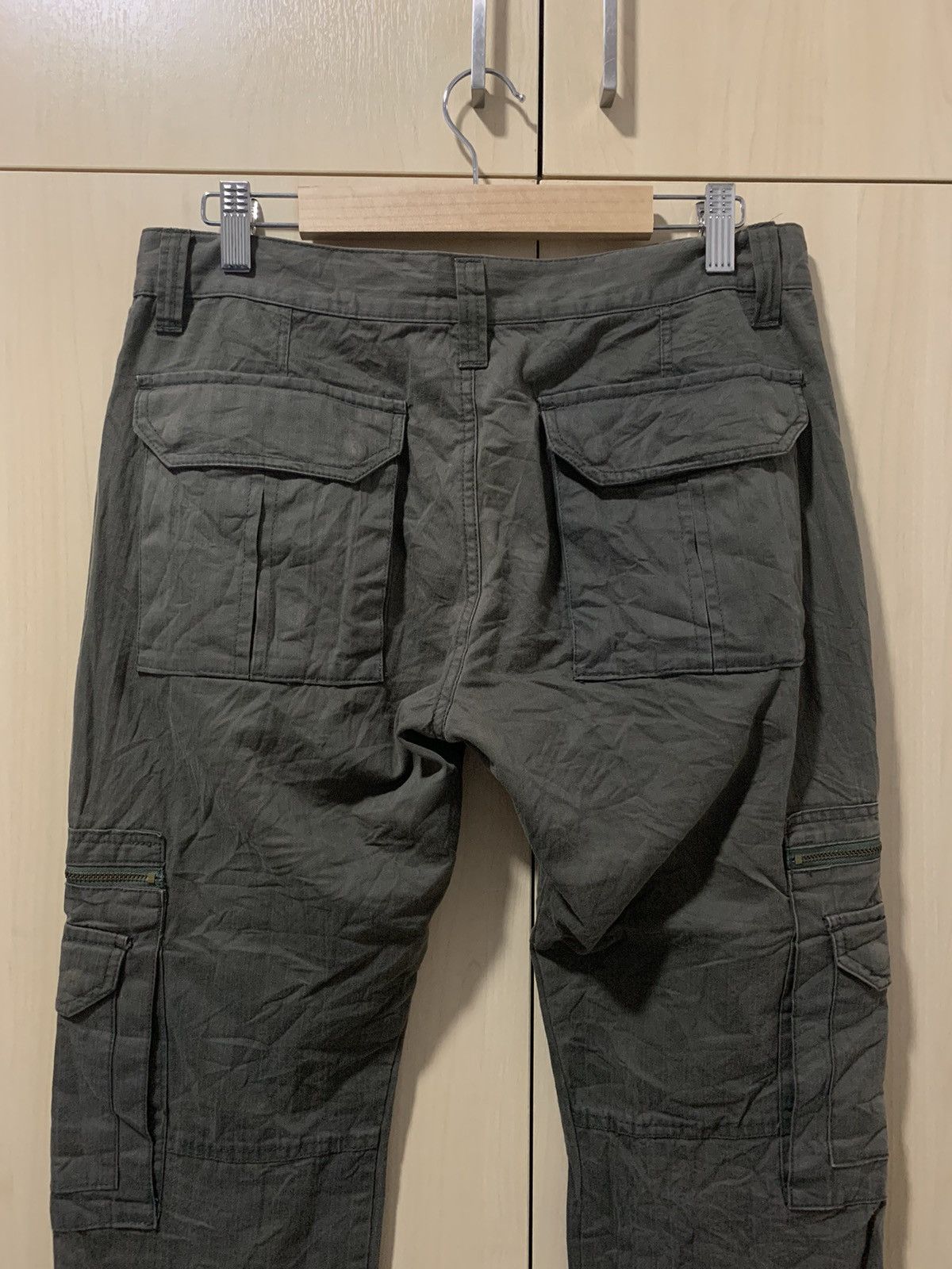 Japanese Brand × Takeo Kikuchi Takeo Kikuchi cargo drawstring tactical multipocket pant Size US 31 - 5 Thumbnail