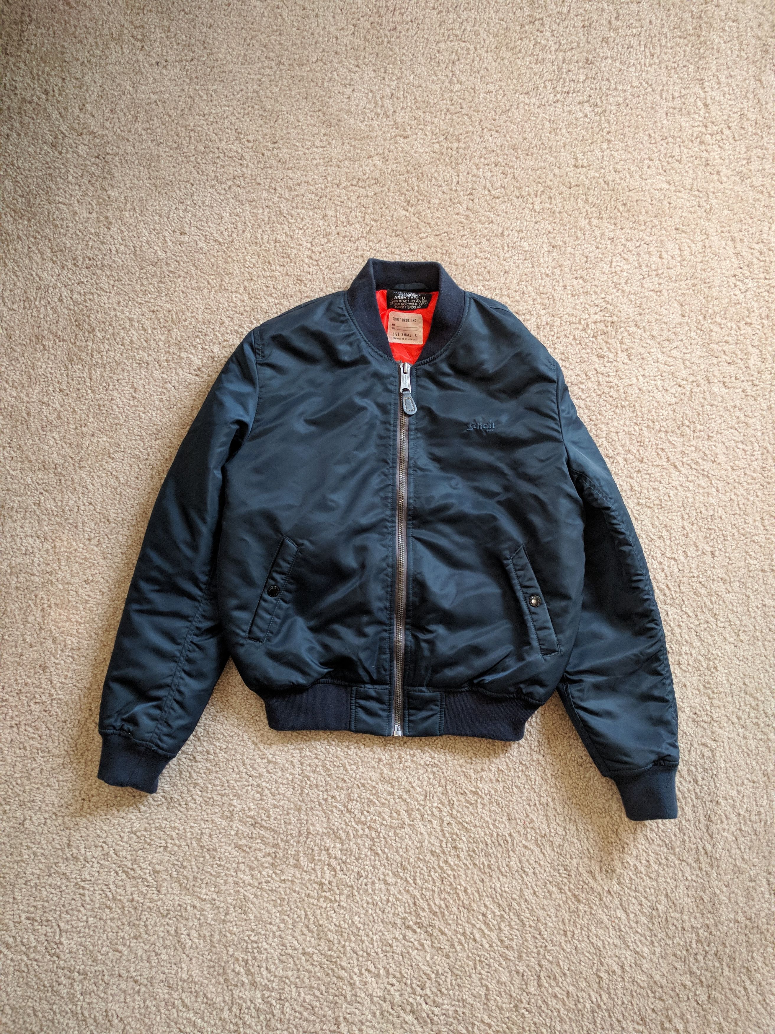 Schott Schott MA1 Bomber Jacket Grailed