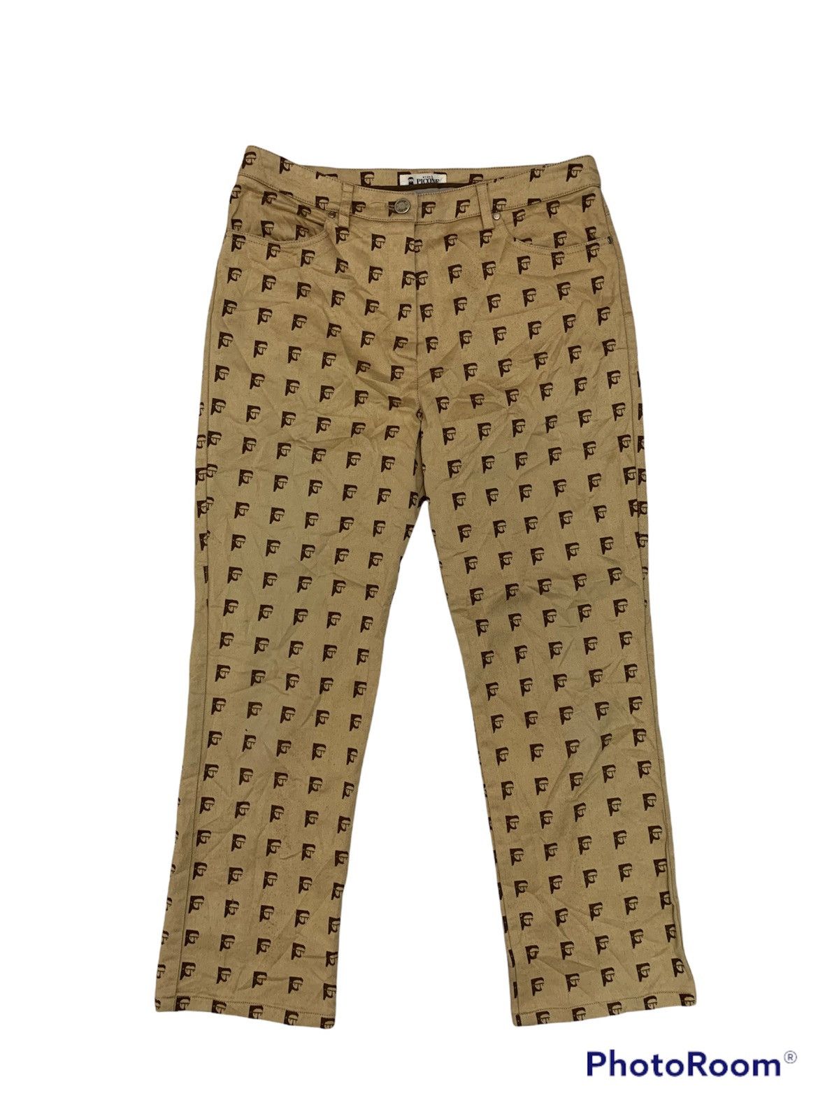 Vintage Studio Picone Roma Stretch pant overprint