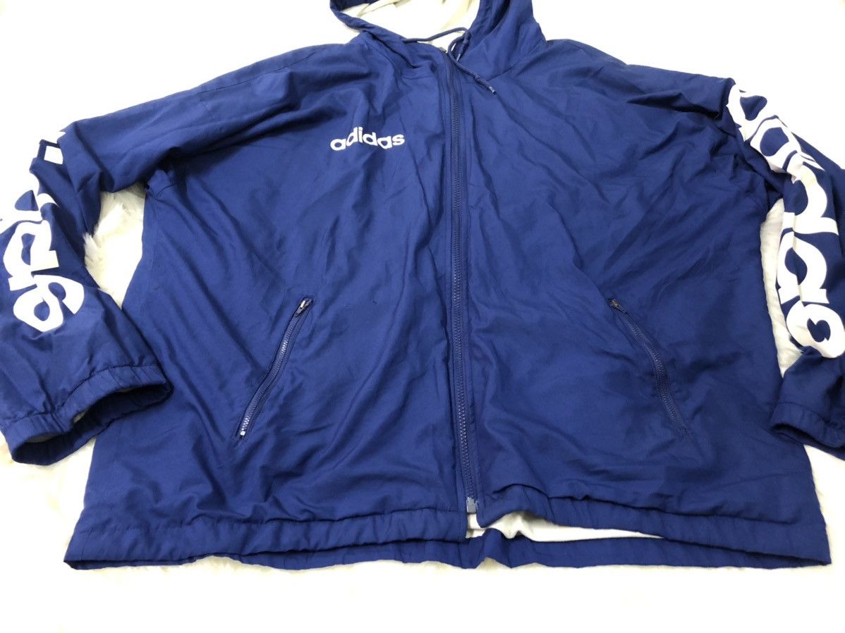 Adidas × Vintage Vintage 90s Rivirsible Adidas Jacket Street Fashion Big Size Size US XXL / EU 58 / 5 - 4 Thumbnail