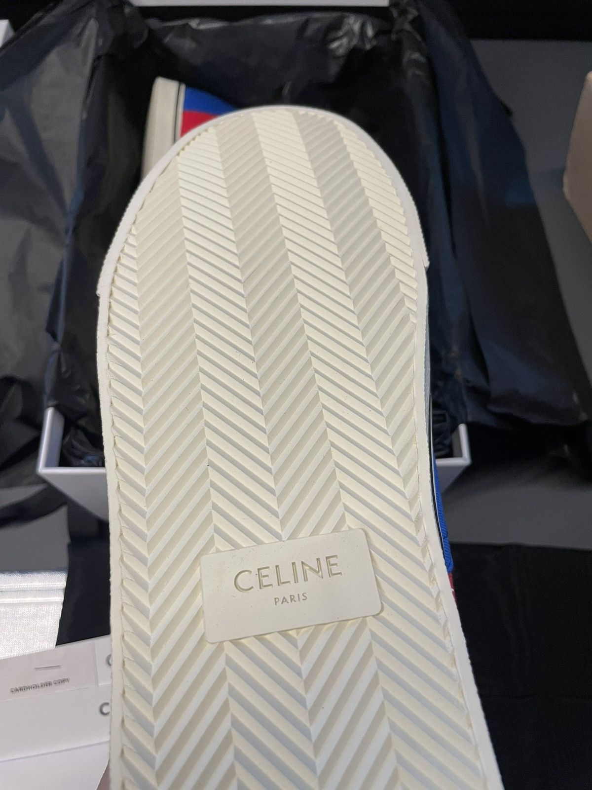 Celine × Hedi Slimane Runway Celine Hedi Slimane Low Top Sneakers Brand NEW Size US 12 / EU 45 - 10 Thumbnail
