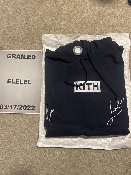 Kith Kith City Script Hoodie Nocturnal Large Grailed