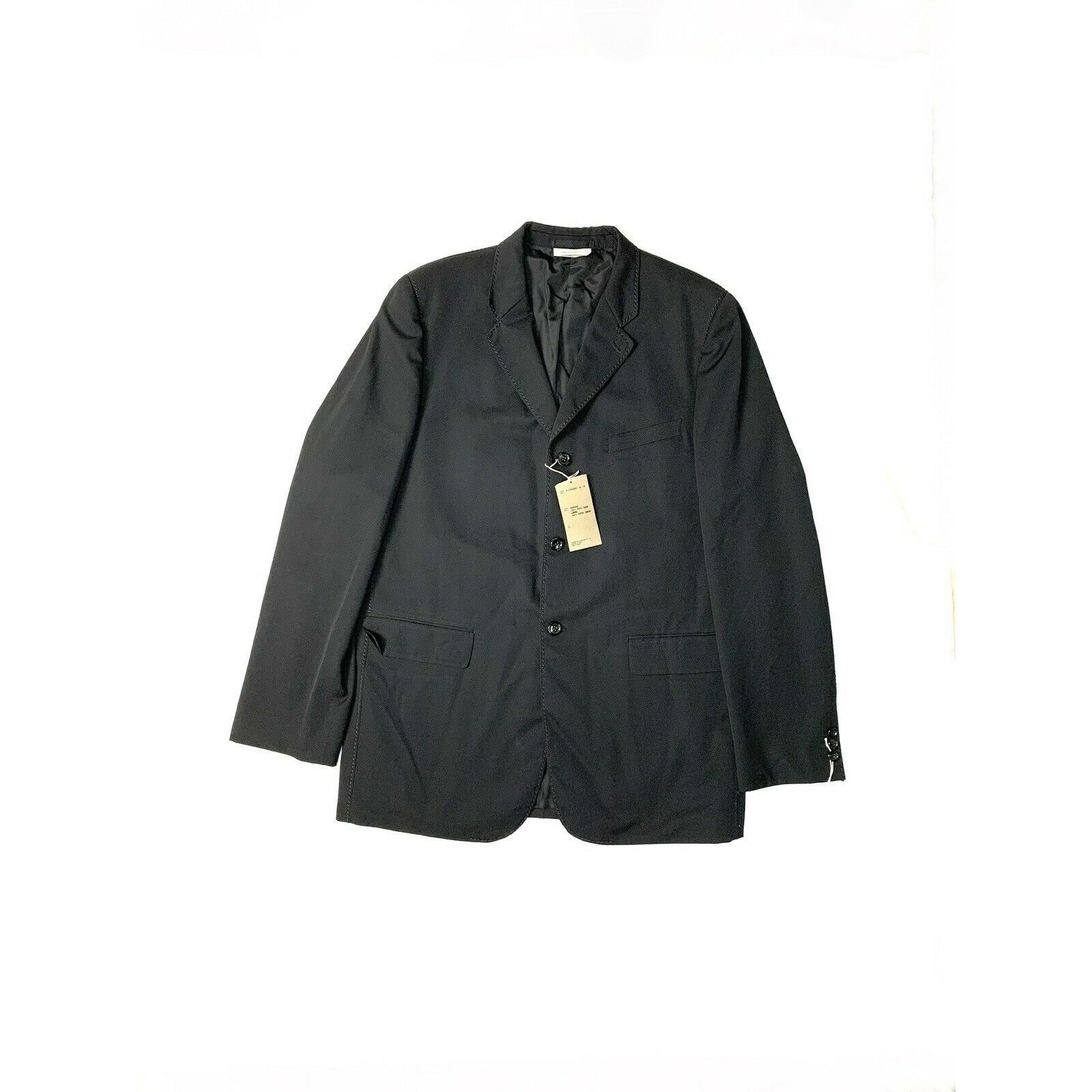 COMME DES GARCONS HOMME PLUS Stitched Trim BLACK Jacket NWT