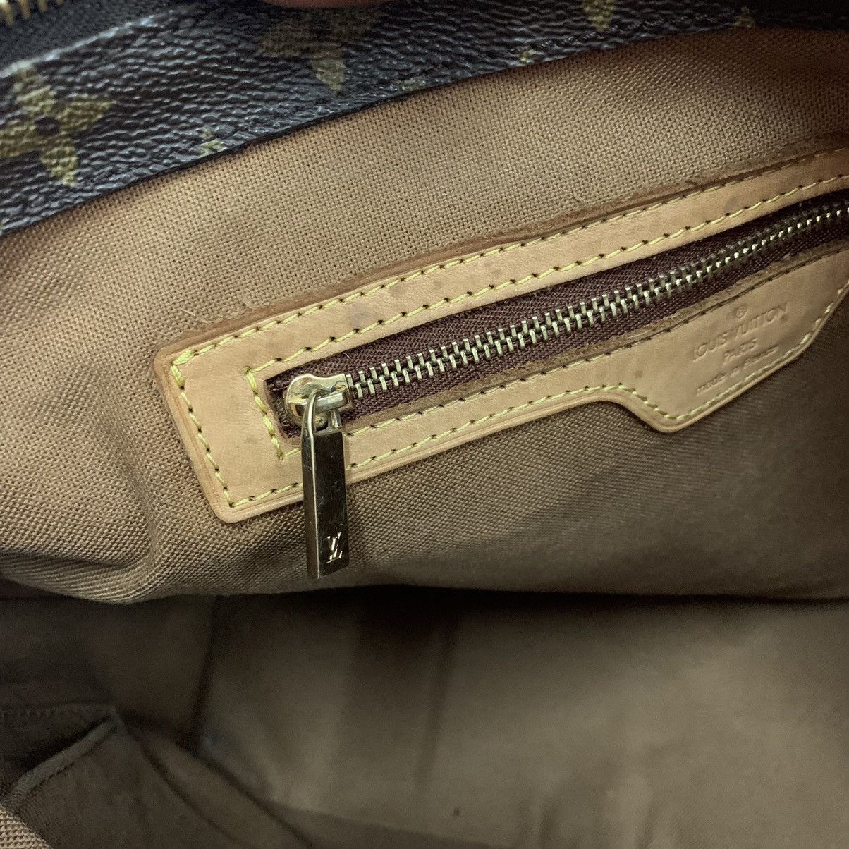 Louis Vuitton Louis Vuitton Tote Zipper Handbag Pre-Owned Size ONE SIZE - 16 Thumbnail