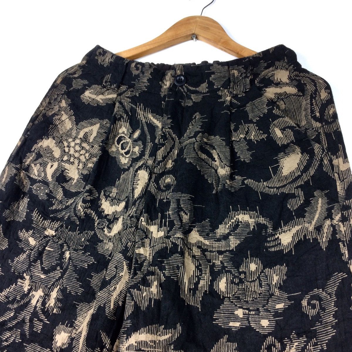 Yohji Yamamoto Yohji Yamamoto Y’S For Living Linen Floral Pant Waist 30-34 Size US 30 / EU 46 - 2 Thumbnail