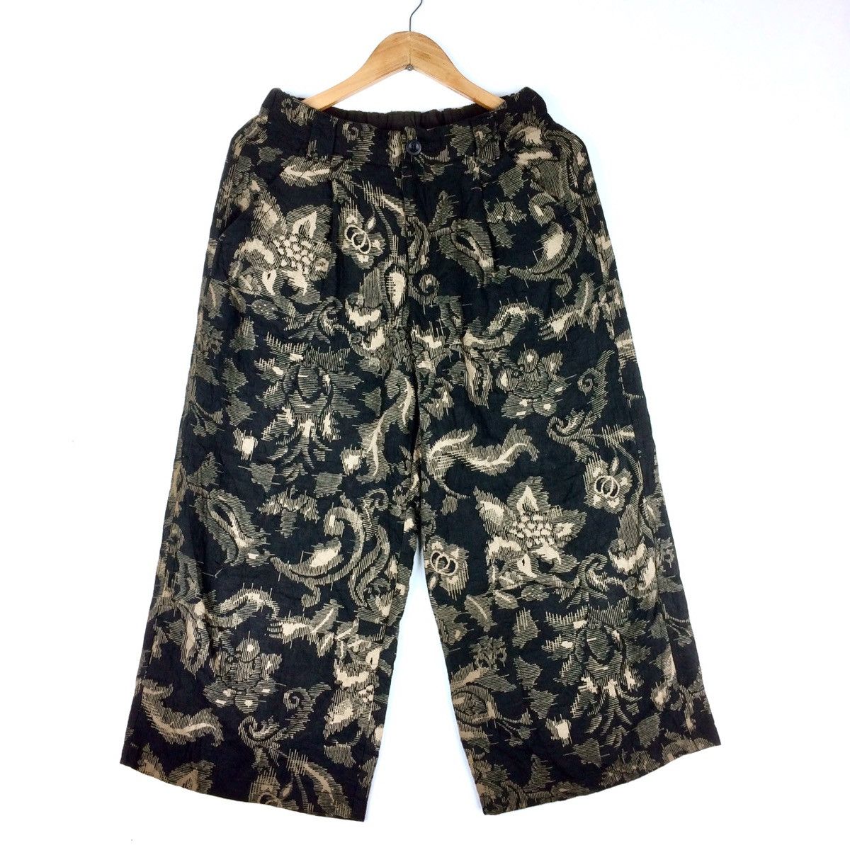 Yohji Yamamoto Yohji Yamamoto Y’S For Living Linen Floral Pant Waist 30-34 Size US 30 / EU 46 - 1 Thumbnail