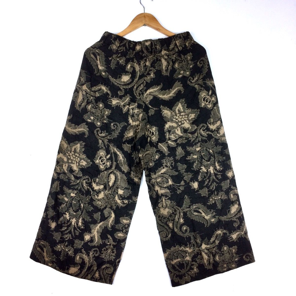 Yohji Yamamoto Yohji Yamamoto Y’S For Living Linen Floral Pant Waist 30-34 Size US 30 / EU 46 - 5 Thumbnail