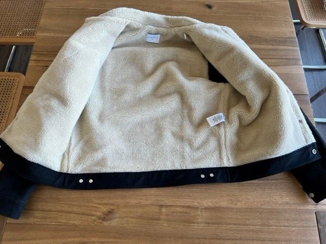Sandro Sandro Shearling Trucker Jacket Size US M / EU 48-50 / 2 - 3 Thumbnail
