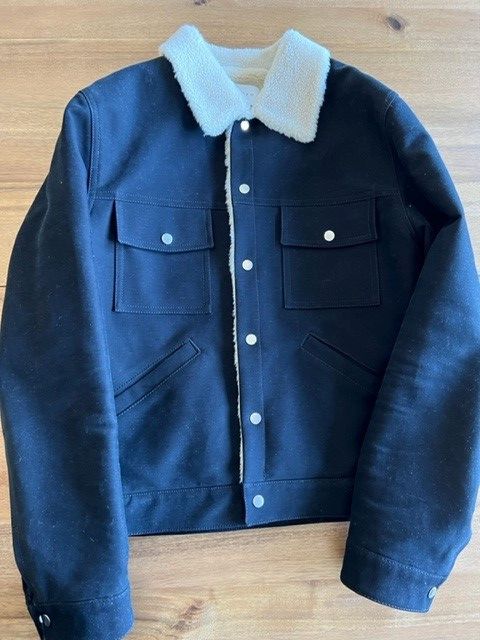 Sandro Sandro Shearling Trucker Jacket Size US M / EU 48-50 / 2 - 6 Thumbnail