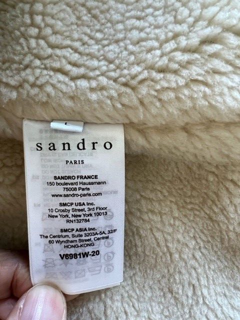 Sandro Sandro Shearling Trucker Jacket Size US M / EU 48-50 / 2 - 5 Thumbnail