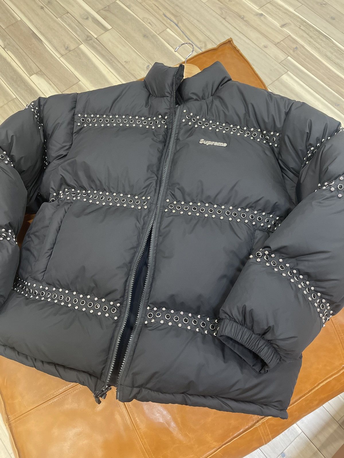 supreme Studded PufferJacket Ｍ