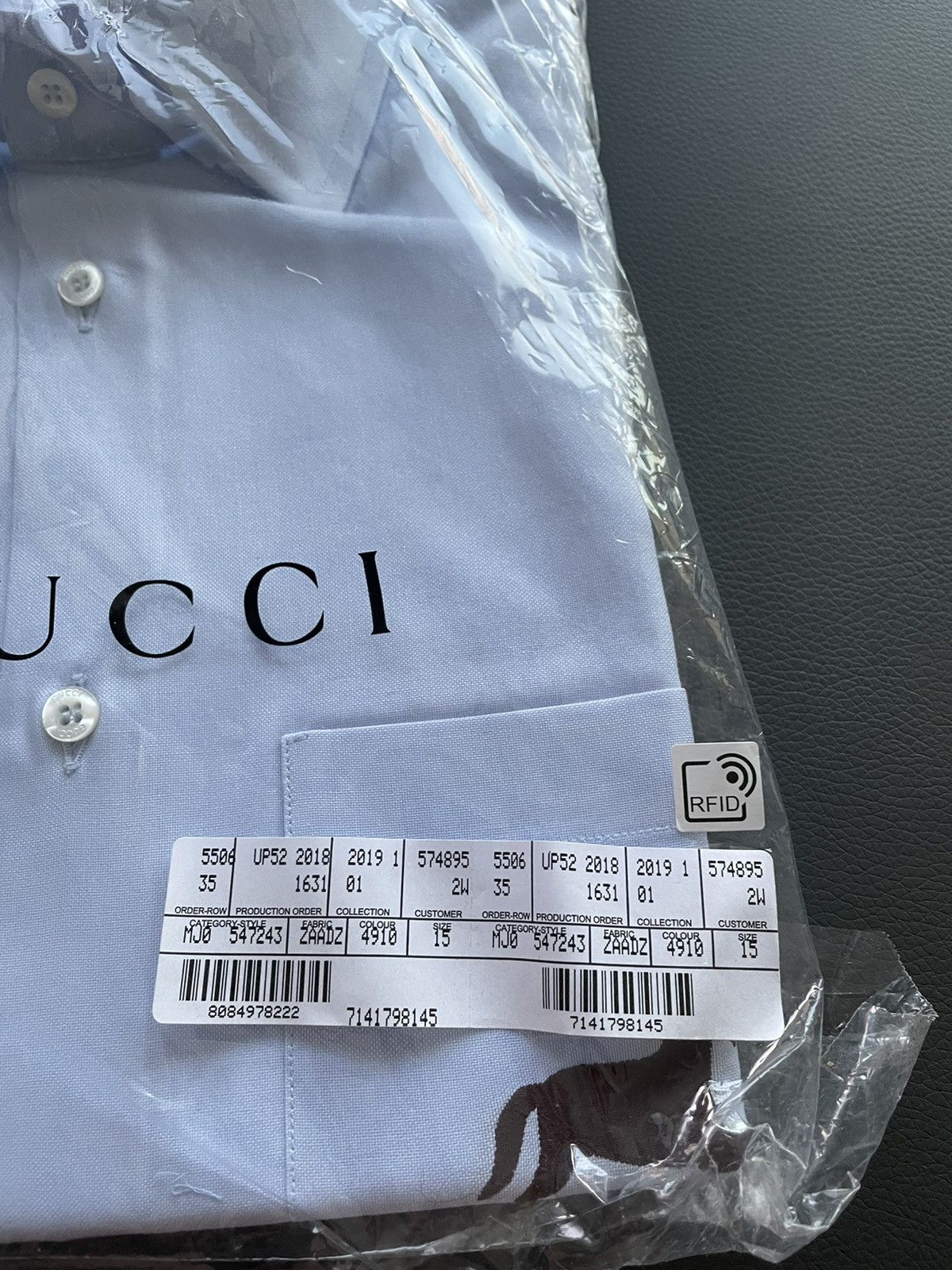 Gucci Limited Rare Super Runway Iconic Horse 🐎 Logo Sky Blue Shirt Size US M / EU 48-50 / 2 - 20 Thumbnail