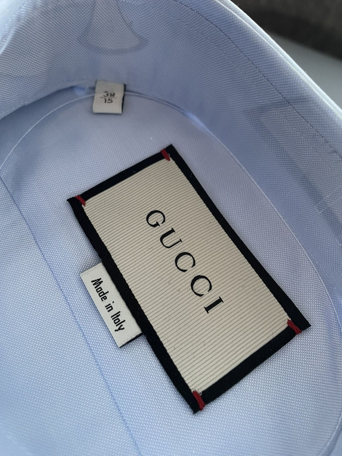 Gucci Limited Rare Super Runway Iconic Horse 🐎 Logo Sky Blue Shirt Size US M / EU 48-50 / 2 - 5 Thumbnail