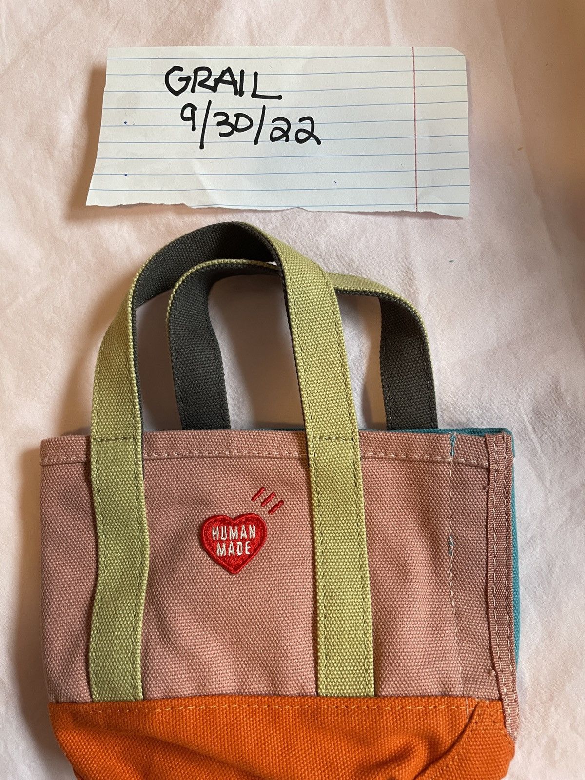 Human Made mini shoulder multi color tote bag | Grailed