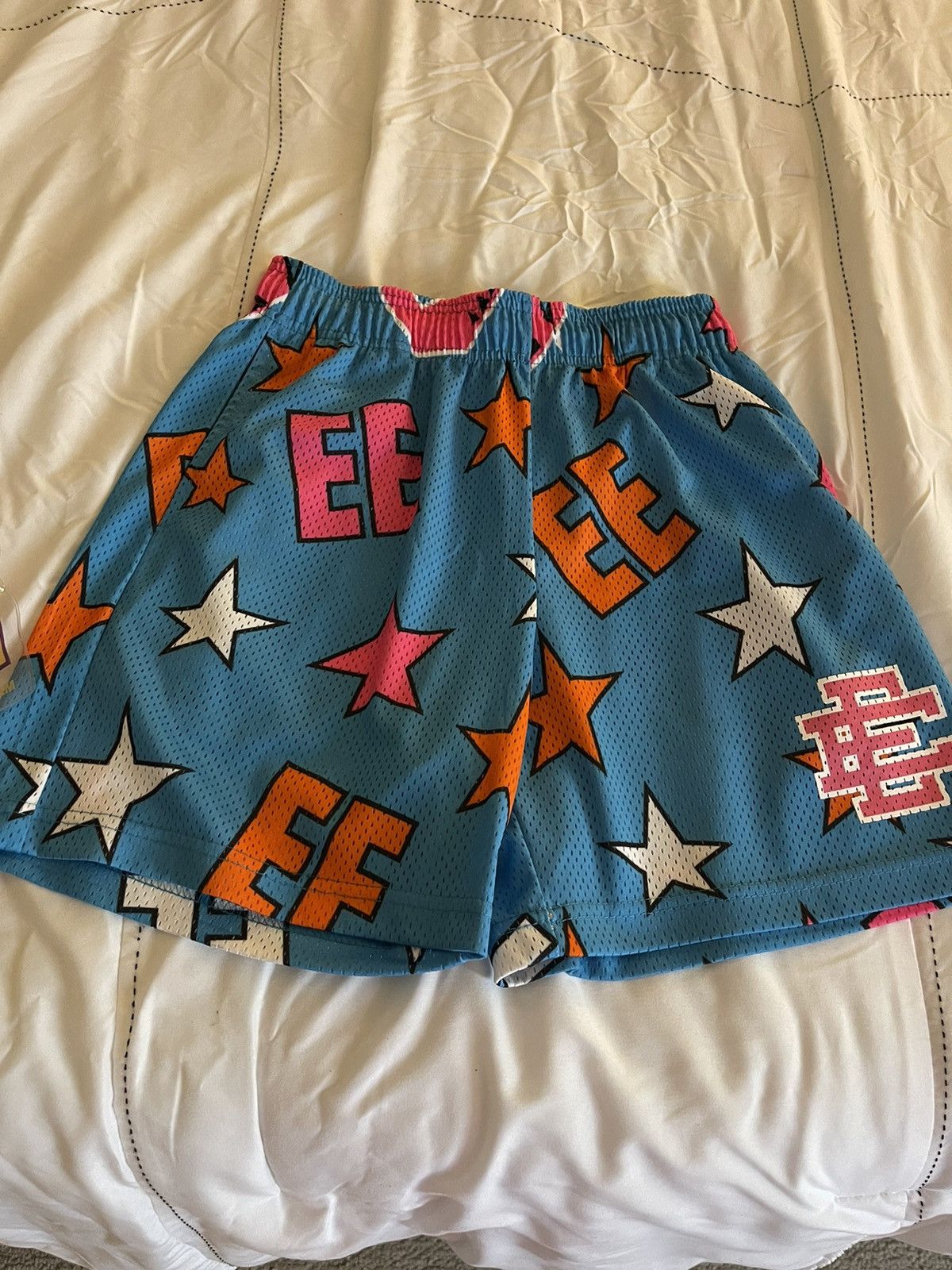 EE ALL star shorts bundle royal blue and teal