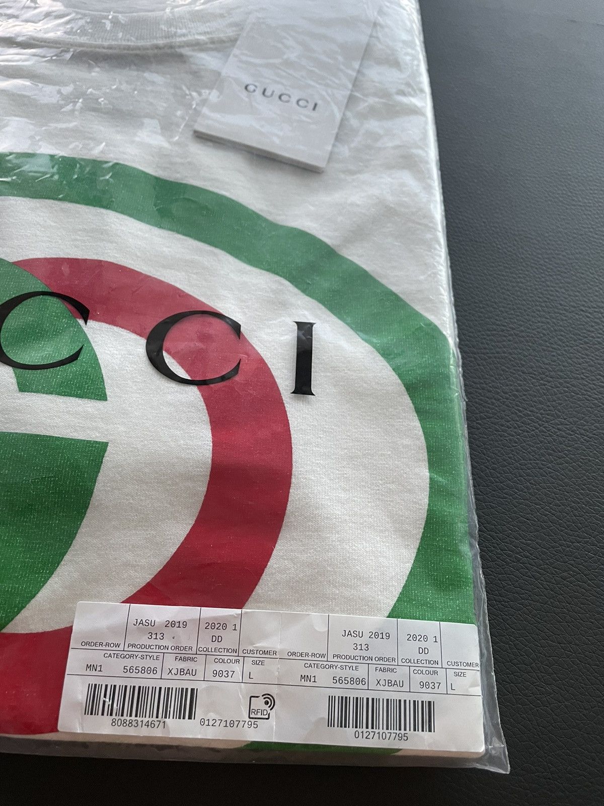 Gucci New Super Limited Gucci Runway Interlocking GG Logo T-shirt Size US L / EU 52-54 / 3 - 6 Thumbnail