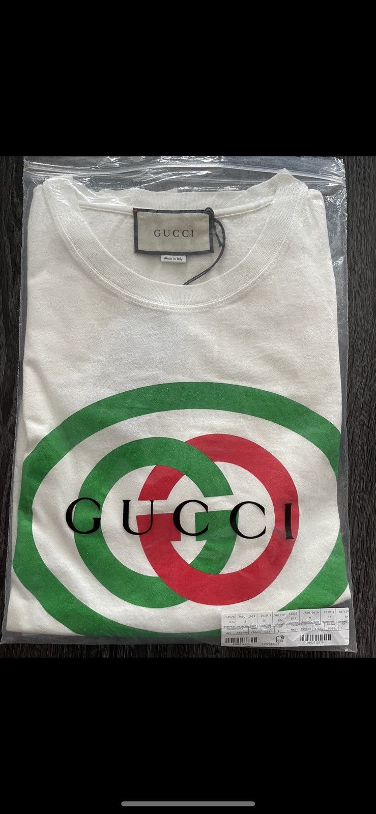 Gucci New Super Limited Gucci Runway Interlocking GG Logo T-shirt Size US L / EU 52-54 / 3 - 11 Thumbnail