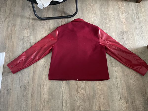 Vintage La fam Amsterdam vintage red varsity jacket | Grailed